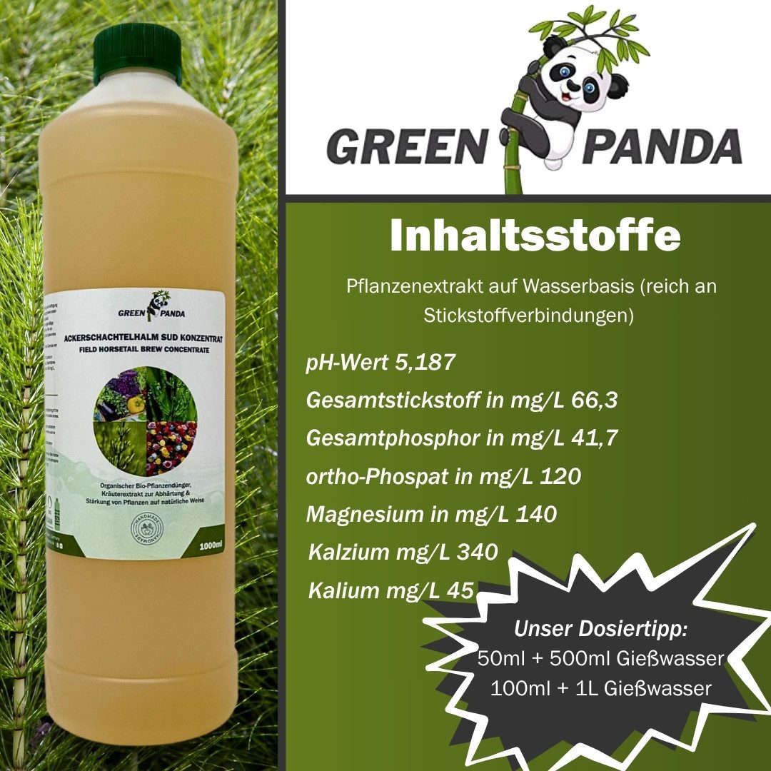 GreenPanda Pflanzenstärkungsmittel Acker-Schachtelhalm Jauche/Sud - Bio günstig online kaufen