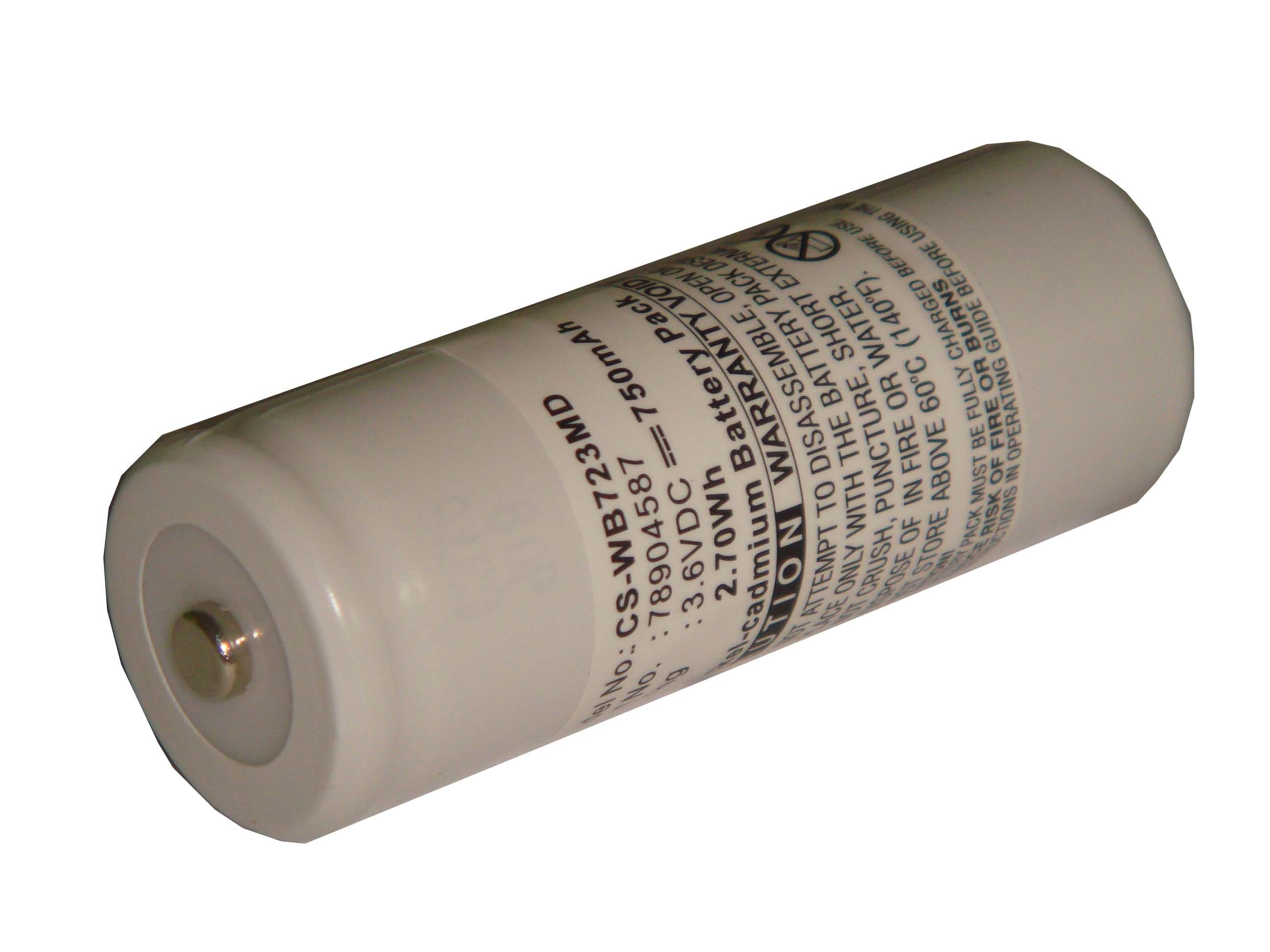 vhbw Ersatz für Welch Allyn 78904587 für Akku NiCd 750 mAh (3,6 V)