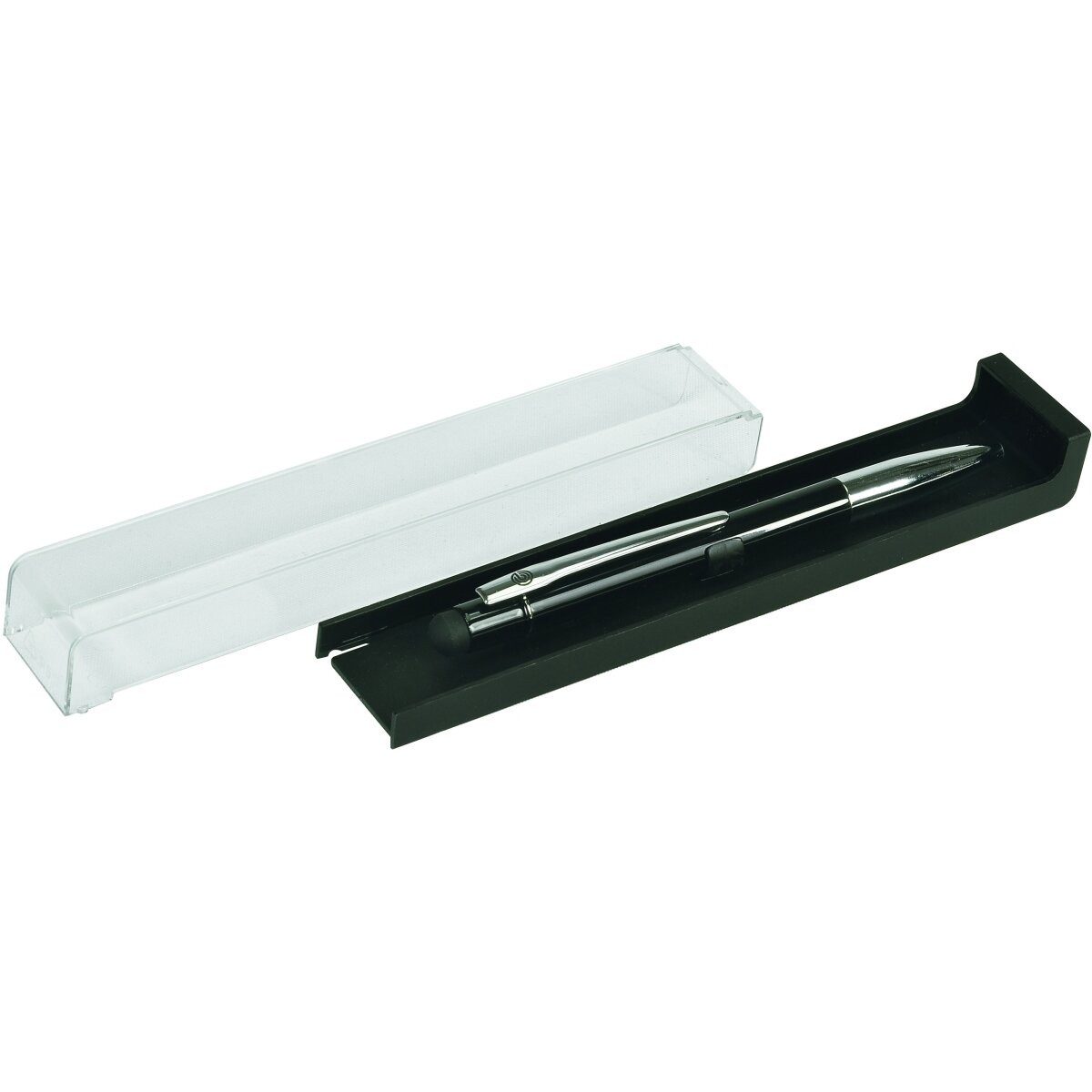 Füllfederhalter Kugelschreiber-Touch Pen 2 in 1 schwarz Serie Tarent