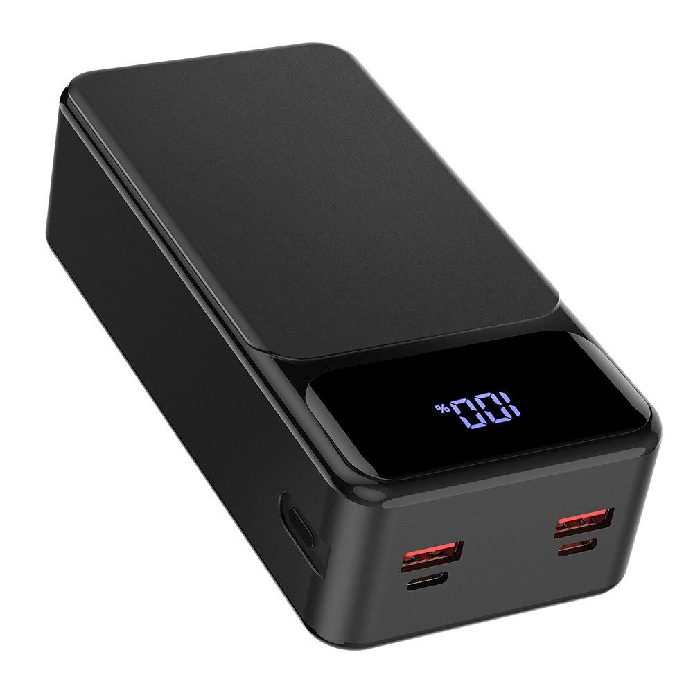 AeroAxis 50000mAh Powerbank 22,5W Schnellladung, 2 Ausgänge: 2 x USB-A Powerbank Schnellladefunktion 50000 mAh, 2 Ausgänge, Externer Akku für iPhone, Android, Reisen, Outdoor