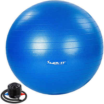 MOVIT Gymnastikball Movit® Gymnastikball »Dynamic Ball« inkl. Pumpe, berstsicher, Fitness-Ball, Sitzball, Yogaball, Farb,- Größenwahl