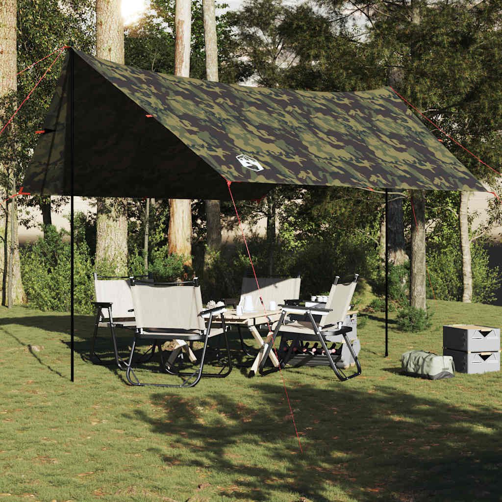 vidaXL Tarp-Zelt Tarp Tarnmuster 438x376x212 cm günstig online kaufen