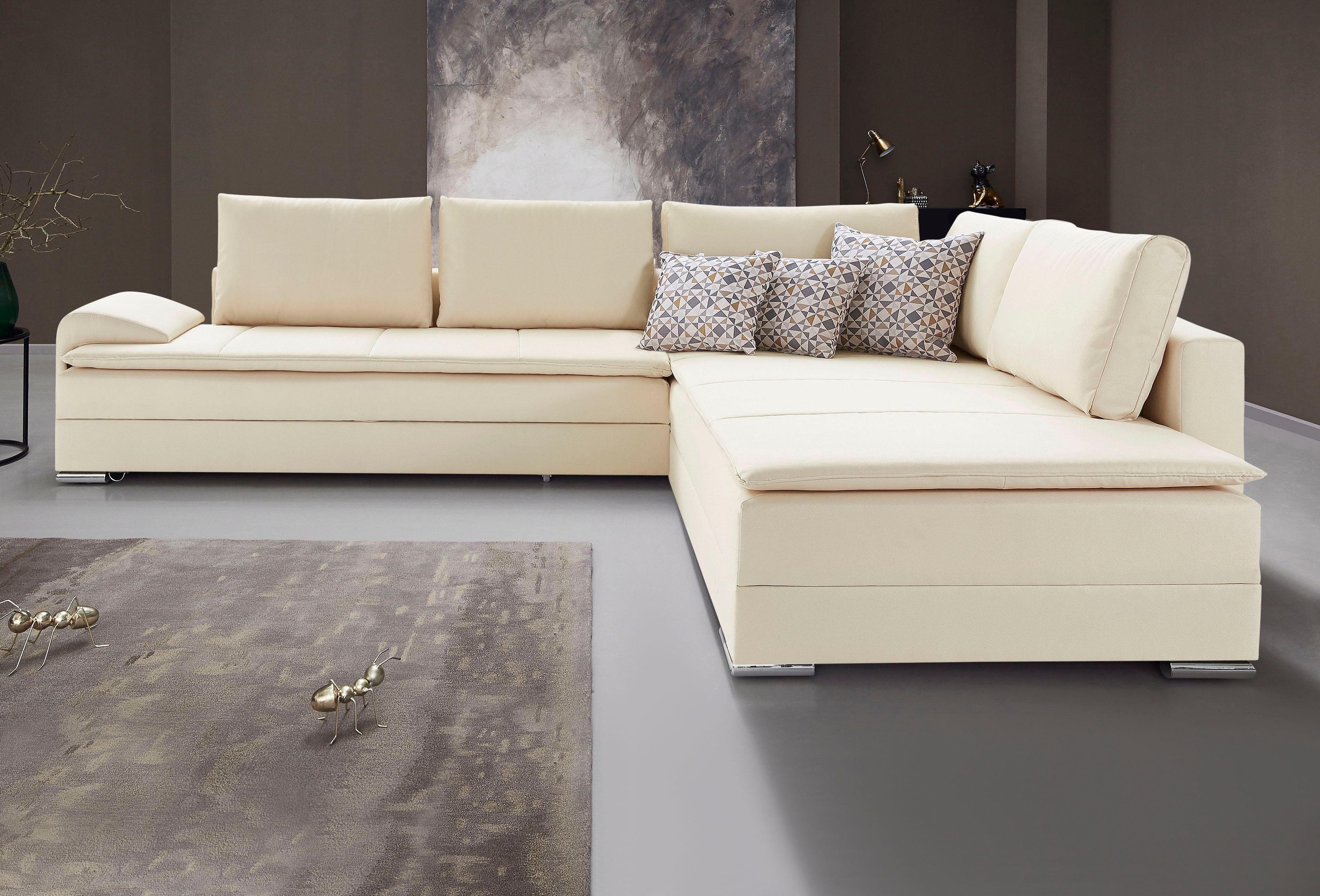 INOSIGN Ecksofa "Boxspringbett Night & Day L-Form mit Dauer-Schlaffunktion günstig online kaufen