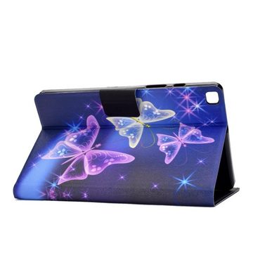 Wigento Tablet-Hülle Für Samsung Galaxy Tab A7 T500 / T505 2020 Motiv 61 Tasche Kunst Leder Hülle Etuis