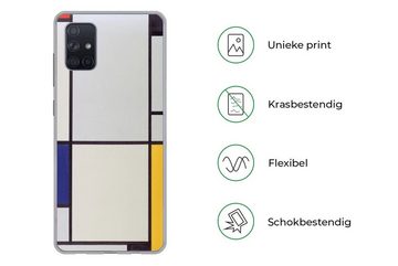 MuchoWow Handyhülle Tableau I - Piet Mondrian, Phone Case, Handyhülle Samsung Galaxy A71, Silikon, Schutzhülle