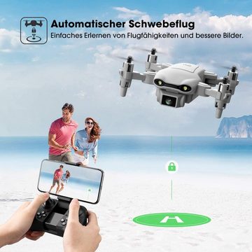 4DRC V9 Mini-Drohne mit FPV-Kamera, faltbarer RC-Quadrocopte Spielzeug-Drohne (720p, Höhenhaltung, Geschwindigkeitsanpassung, 3D-Flips)
