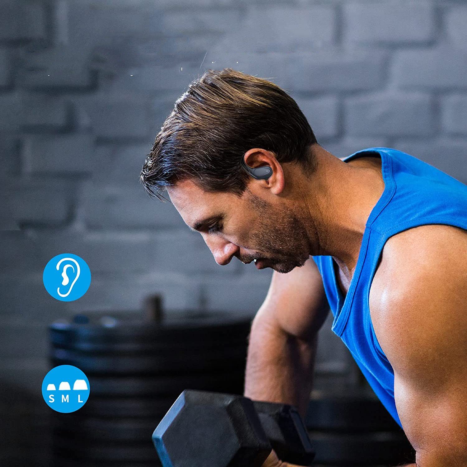 Sport, Bluetooth Ladefach Kopfhörer GelldG Anzeige, LED Ear In 5.1 Bluetooth-Kopfhörer Kopfhörer