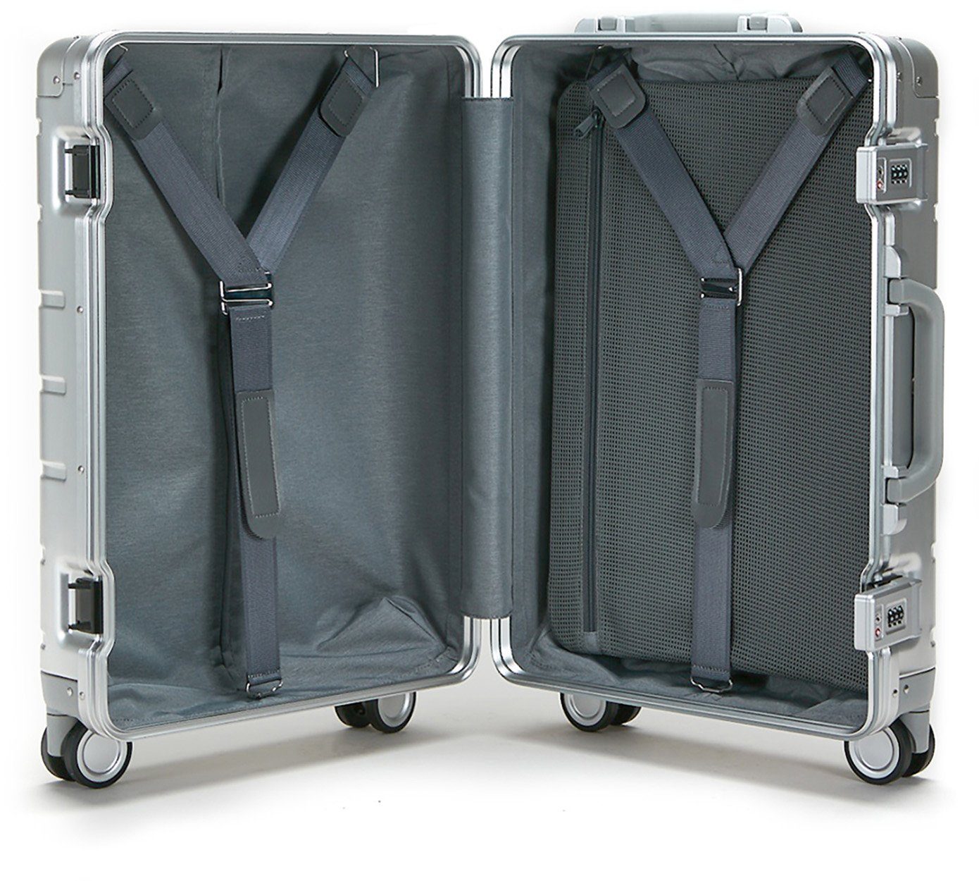 Xiaomi Koffer Metal Carry-on Luggage 20, 4 Rollen, Hardschalen Trolley, Reisekoffer, 360°-Räder, 4,2 kg leicht, 31 L