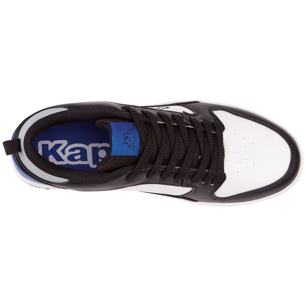 Retro in Basketball black-blue Look - Kappa angesagtem Sneaker