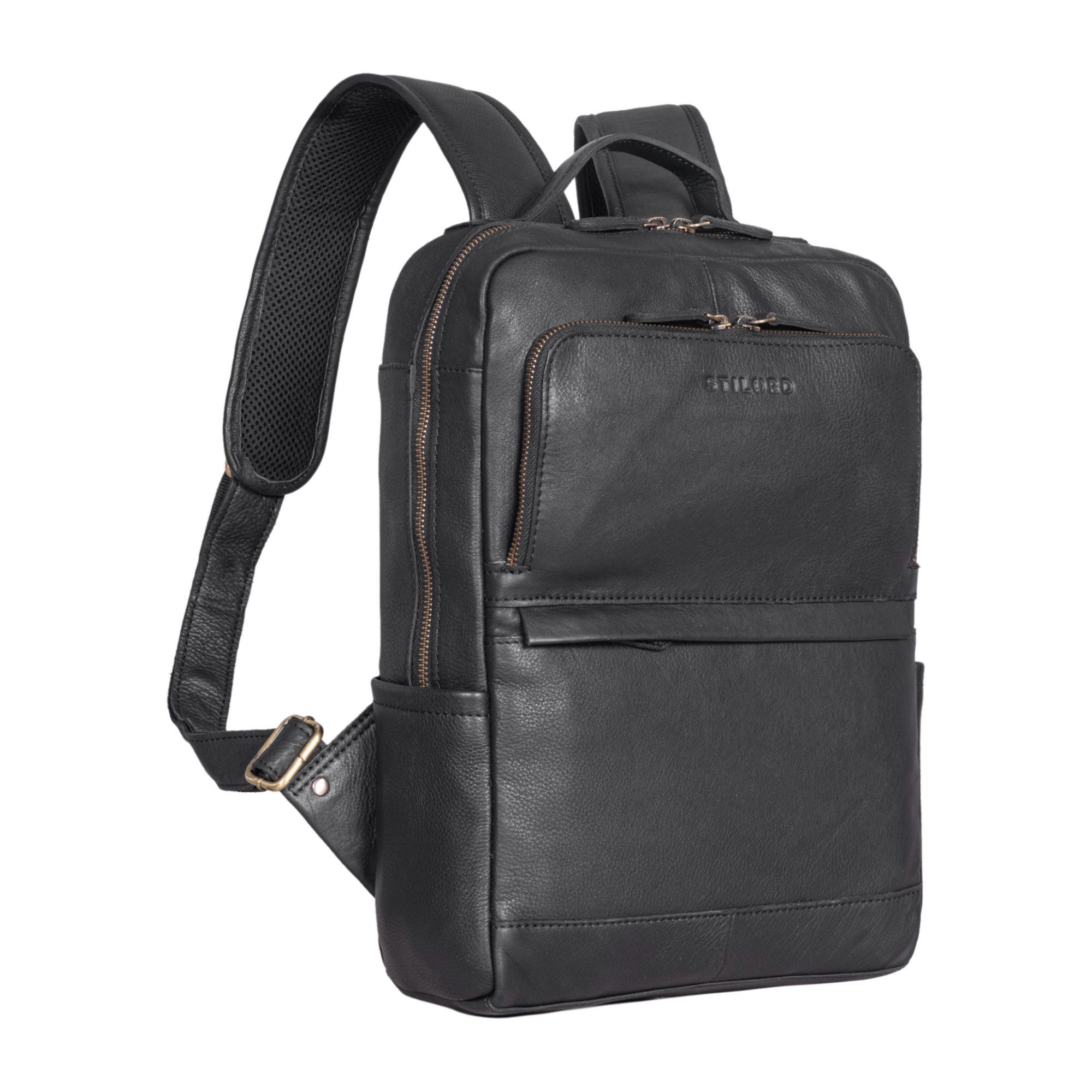 Notebookrucksack "Albie" Laptop Rucksack Leder 13,3 Zoll