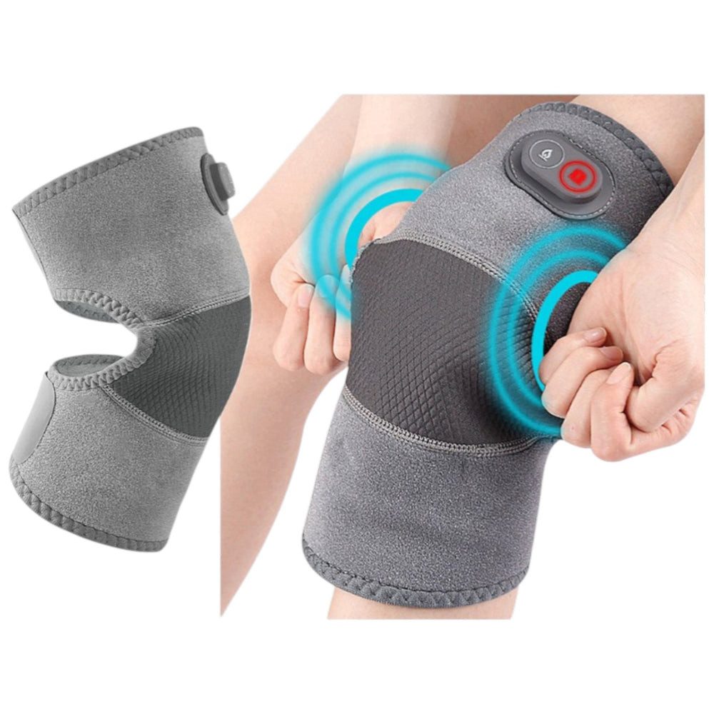 Da Meso Massagegerät Kniewärmestütze mit Vibrationsmassage und Wärme – Kniebandage 3 Modi U