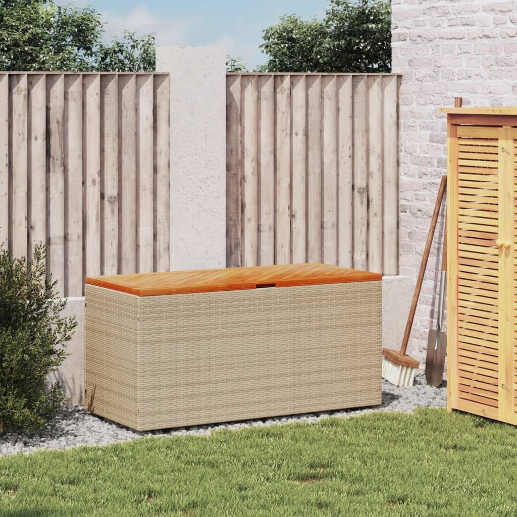 vidaXL Gartenbox Gartentruhe Beige 110x50x54 cm günstig online kaufen