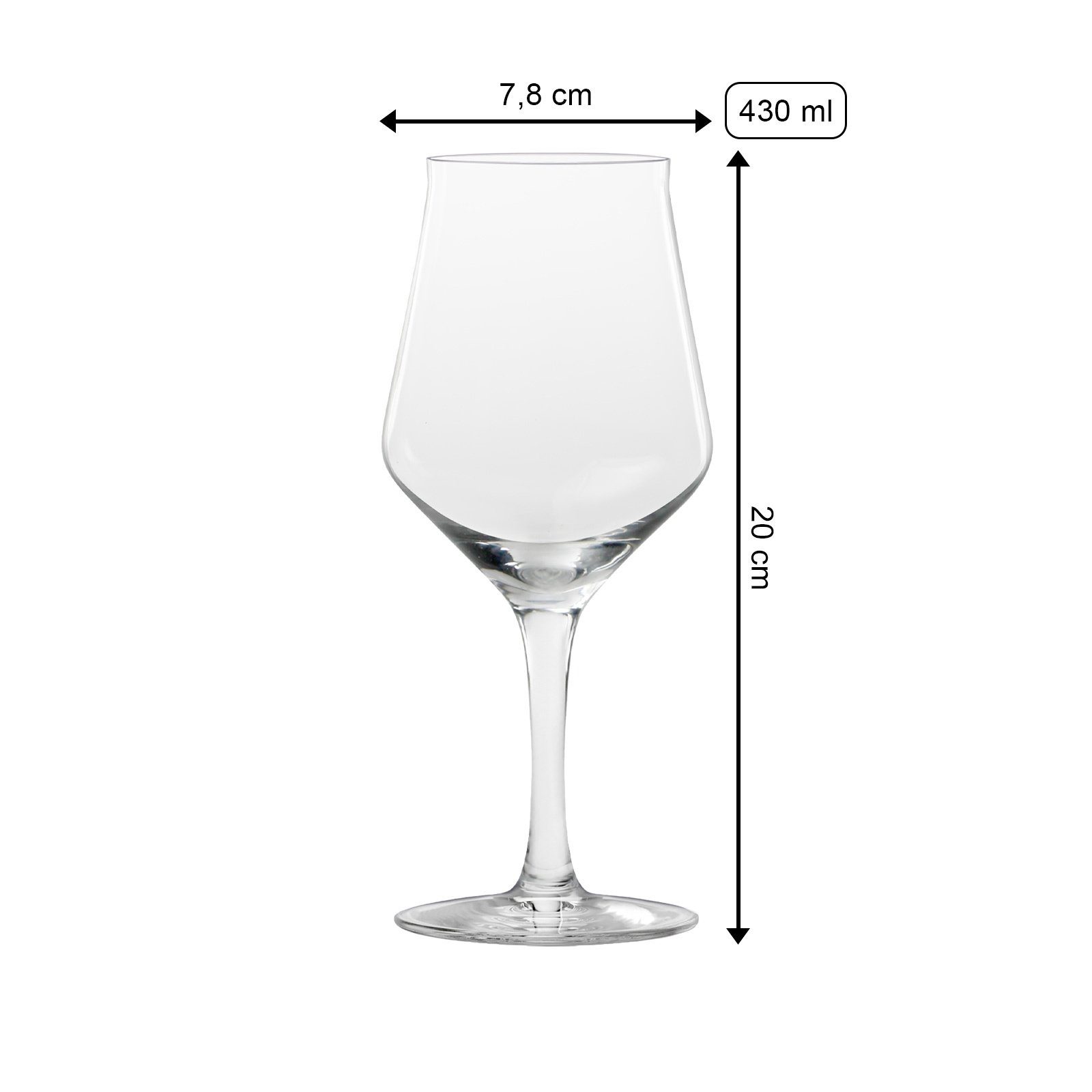 Stölzle Bierglas Craft Beer Biergläser 0,3 l 6er Set, 6-tlg., Glas