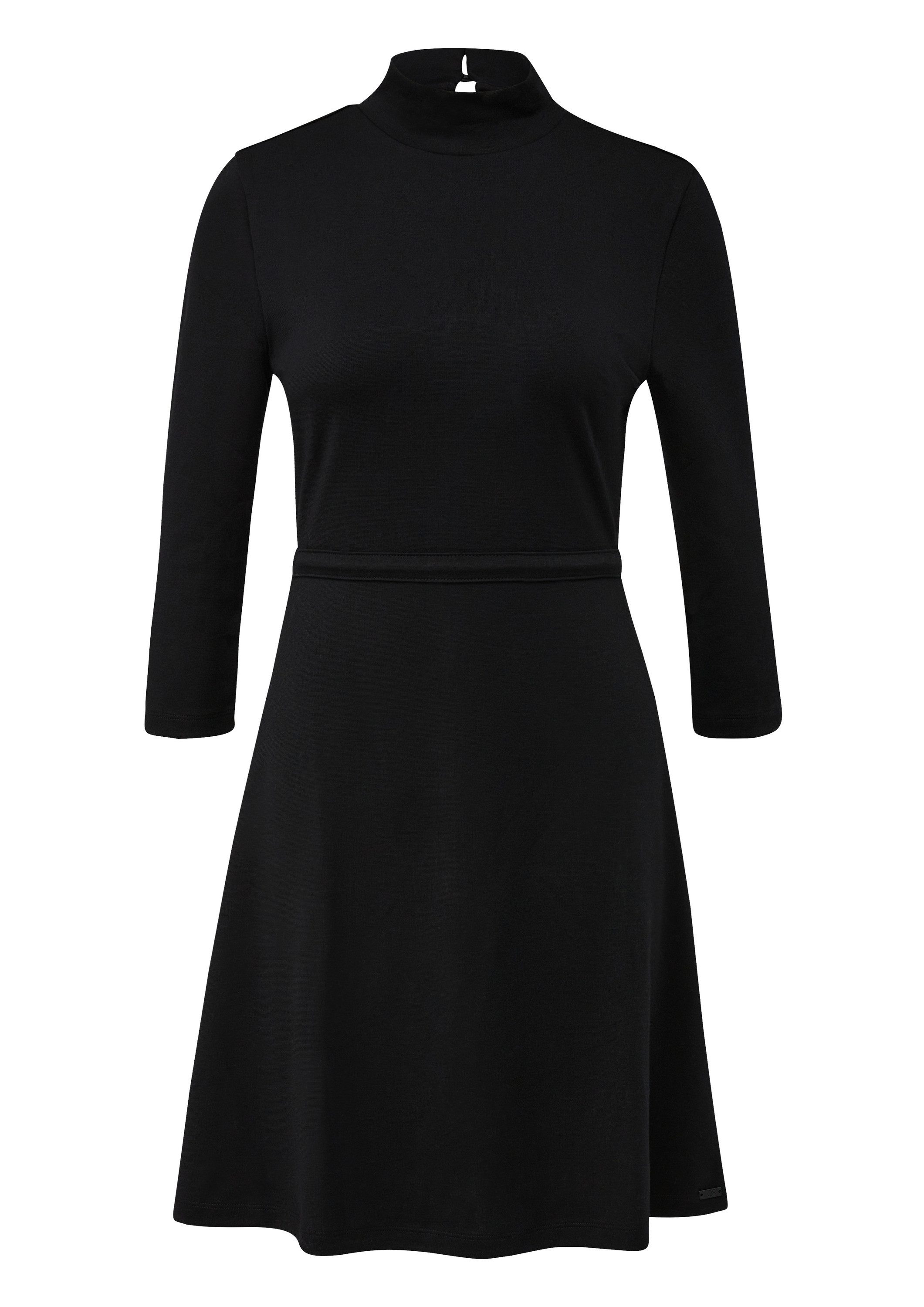 QS Minikleid Kleid Tailliertes Kleid aus Interlockjersey günstig online kaufen