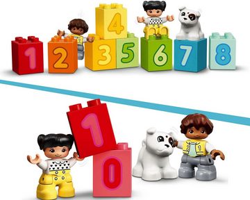 LEGO® Konstruktionsspielsteine Zahlenzug – Zählen lernen (10954), LEGO® DUPLO® Creative Play, (23 St)
