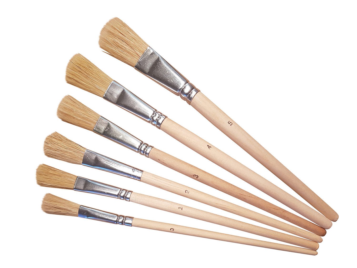 varivendo Lasurpinsel 24 Pinsel Emaillelackpinsel 14/2, (Set, 24 St., Pinsel Emaillelackpinsel), Emaillelackpinsel Pinsel Lackierpinse Feinauftrag Pinsel