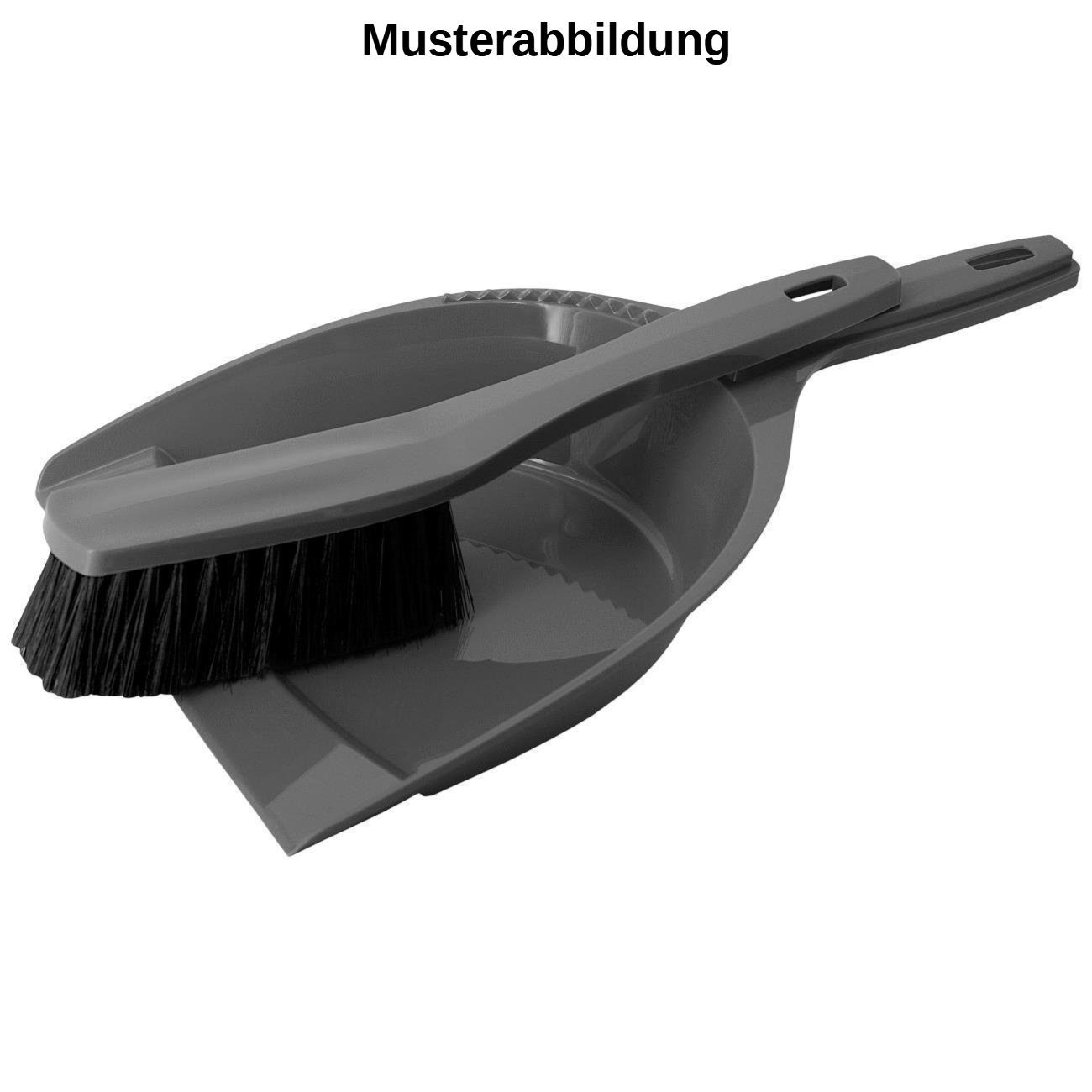 Engelland Kehrgarnitur Kehrwisch mit Handfeger und Kehrschaufel, (Vorteils-Set, 1-tlg), robuster PP-Kunststoff, Kehrbesen, Kehrschaufel