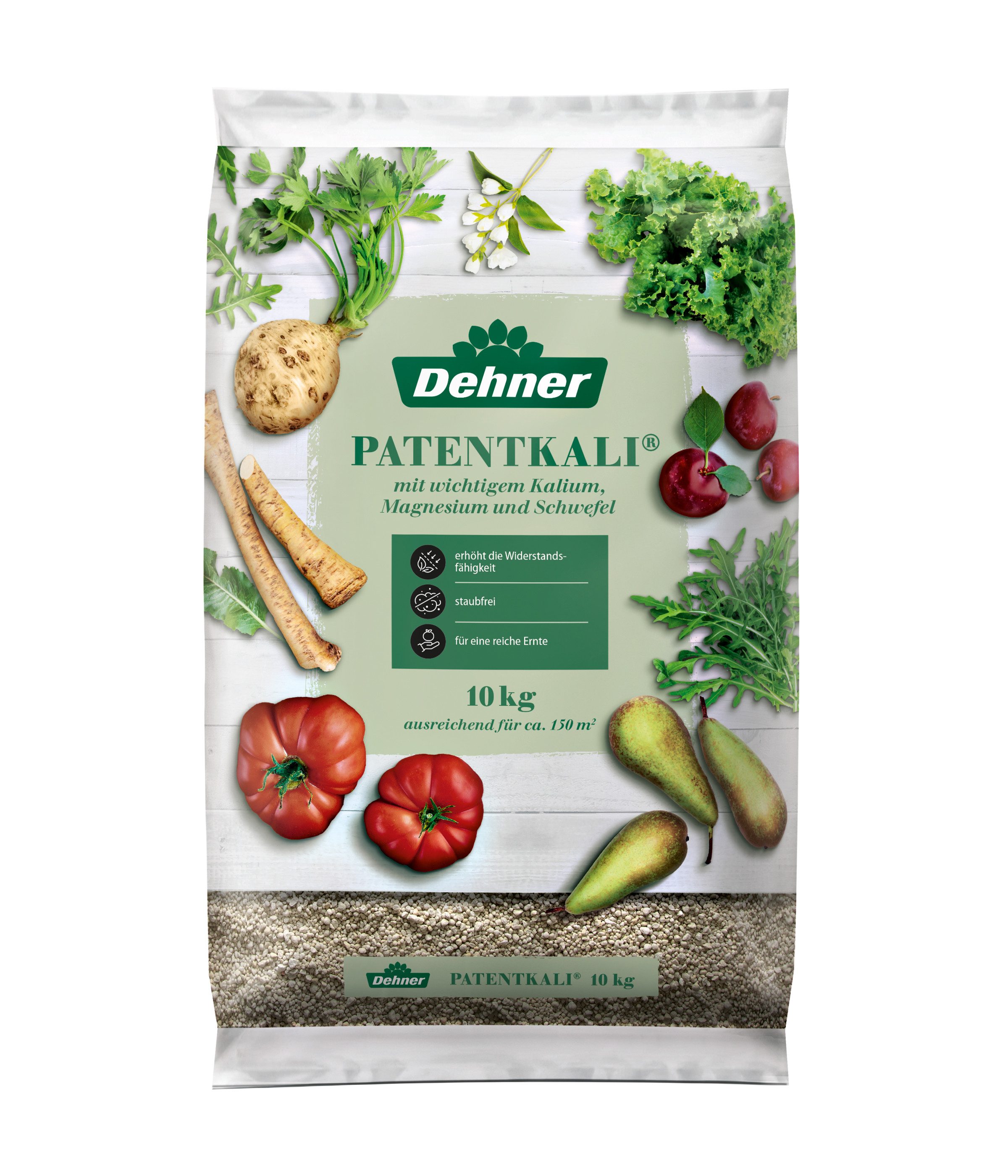 Dehner Gartendünger Patentkali® für Gartenpflanzen, 10 kg, für ca. 150 qm, günstig online kaufen