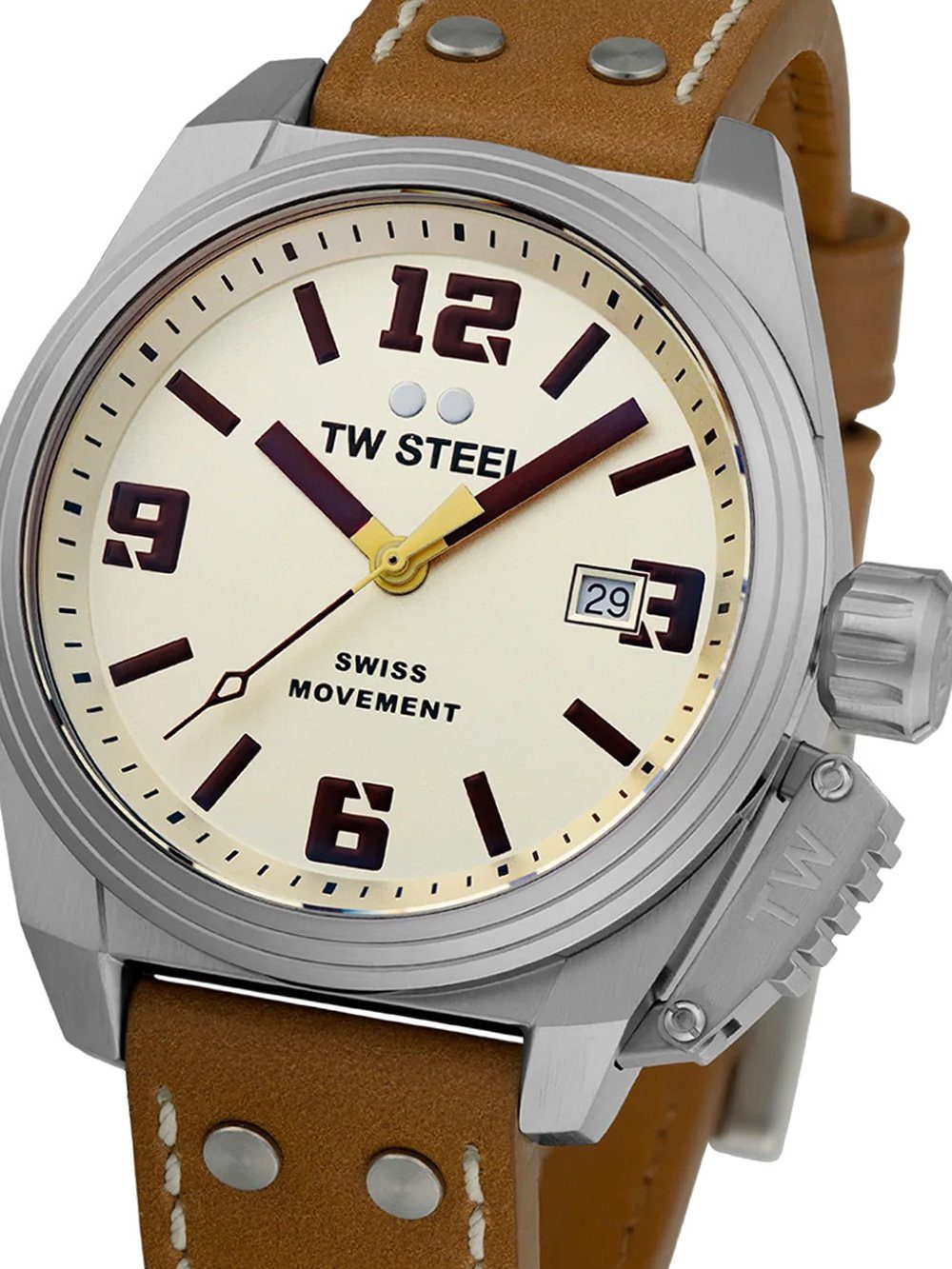 TW Steel Quarzuhr TW-Steel TW1100 Canteen Herrenuhr 42mm 10ATM TW-Steel TW1100 Canteen Herrenuhr 42mm 10ATM