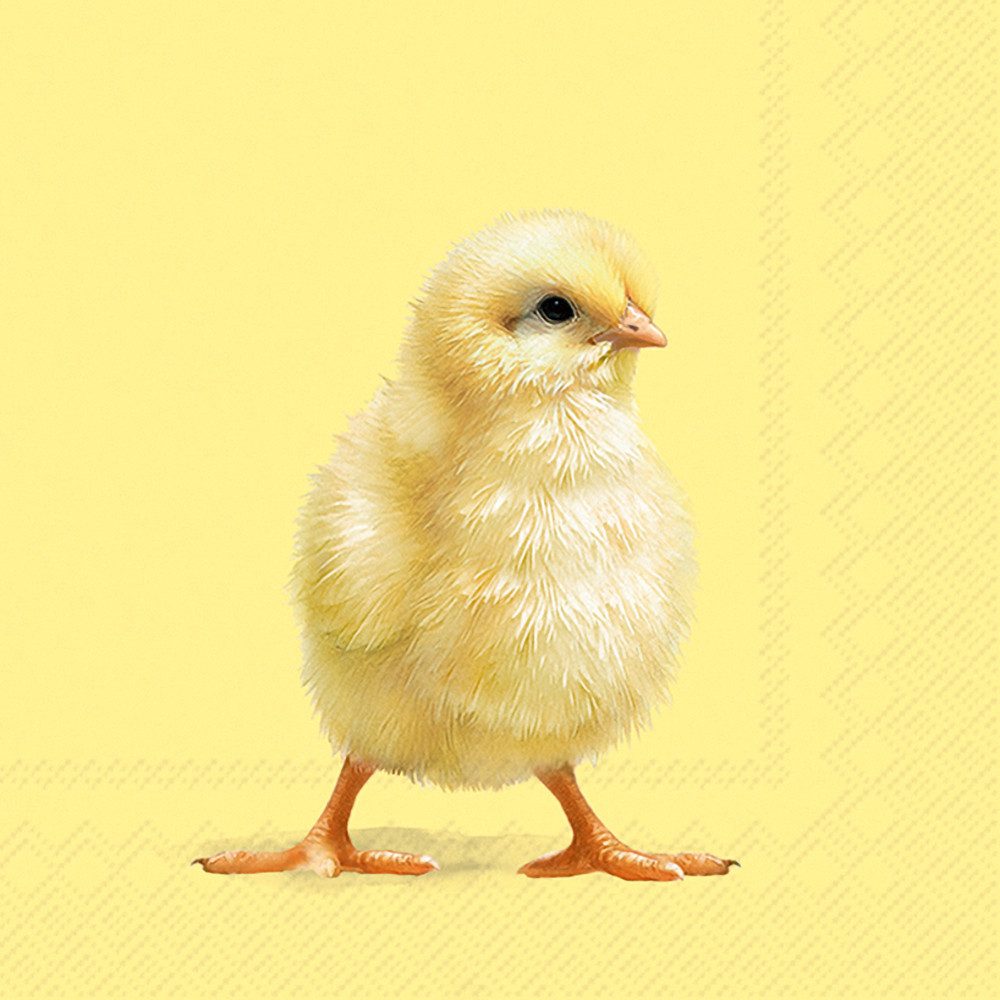 IHR Papierserviette Serviette Easter Chick, (20 St), 33 x 33 cm