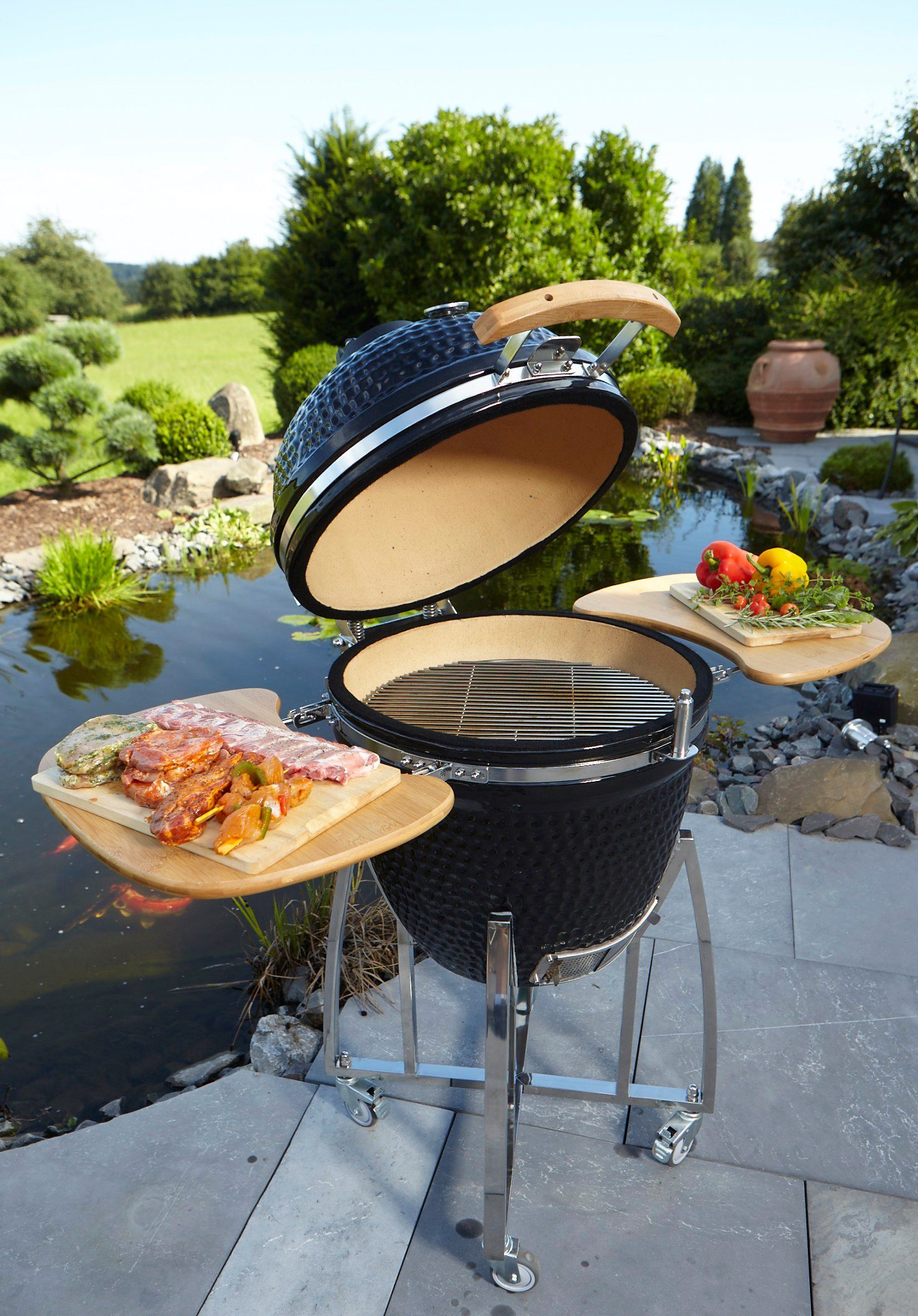 Buschbeck Keramikgrill Kamado, BxTxH: 130x72x121 cm