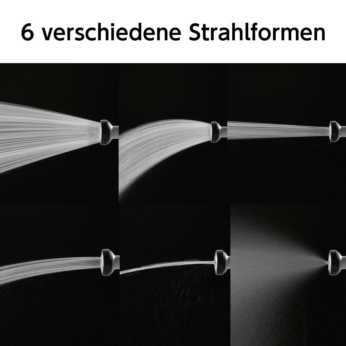 Thumbnail - takagi Handbrause Schlauchaufsatz Premium-Brause Garden, (mit komfortabler 1-Klick-Arretierung), kompatibel mit allen gä...