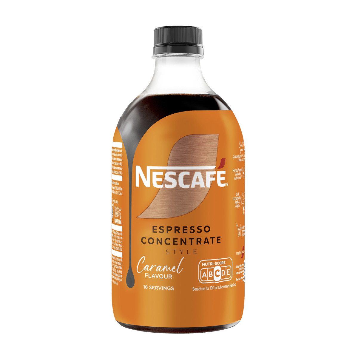 NESCAFE Kaffee, Nescafe Espresso Concentrate Style Caramel Flavour löslich 500ml