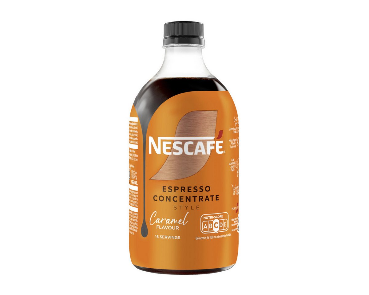 NESCAFE Kaffee, Nescafe Espresso Concentrate Style Caramel Flavour löslich 500ml