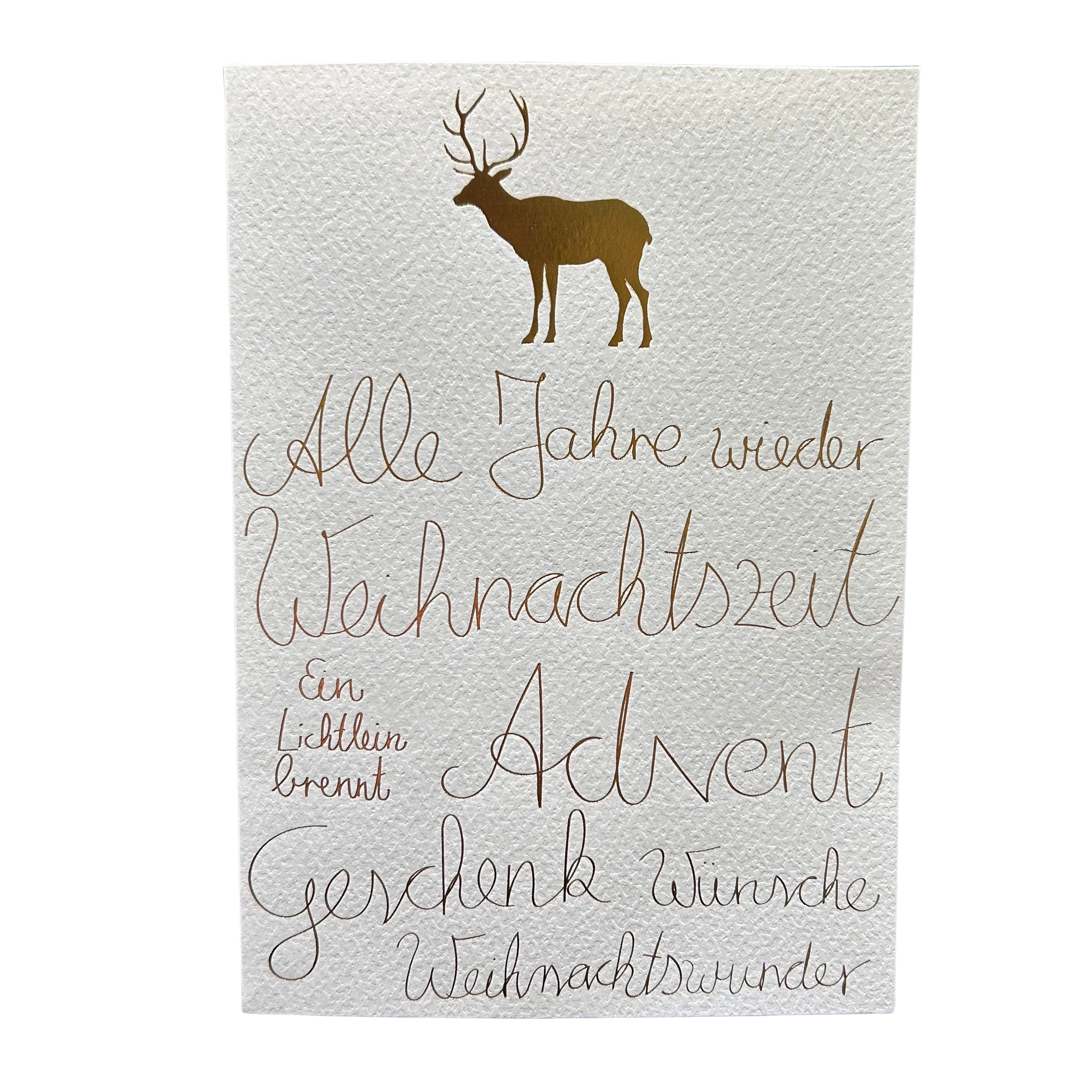 Räder Design Weihnachtskarte Weihnachtskarte Alle Jahre Wieder von räder design