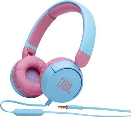 JBL Jr310 Kinder-Kopfhörer (speziell für Kinder) blau/rosa