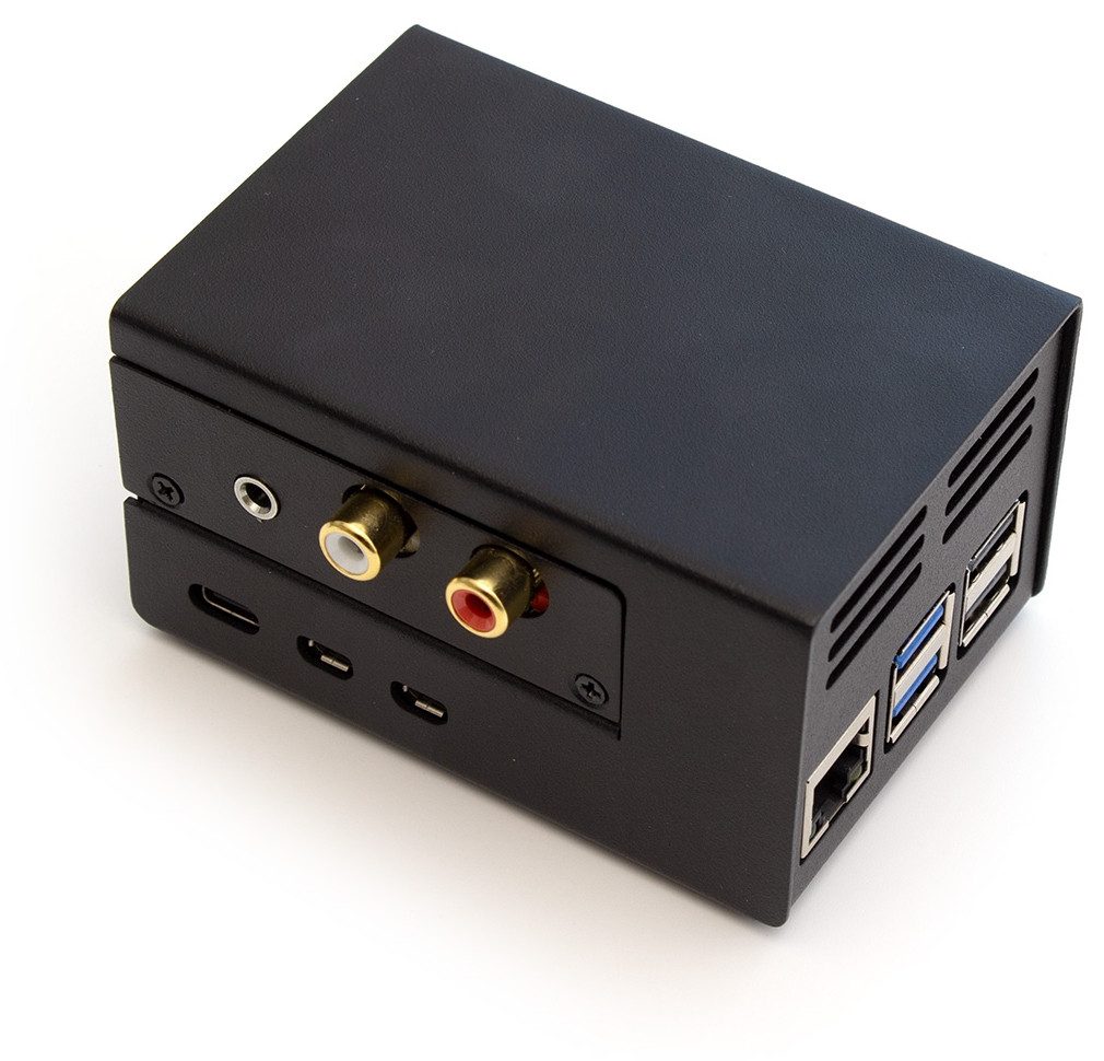 HiFiBerry Корпуса ПК HiFiBerry Stahlgehäuse für Raspberry Pi 5, kompatibel mit DAC Digi und