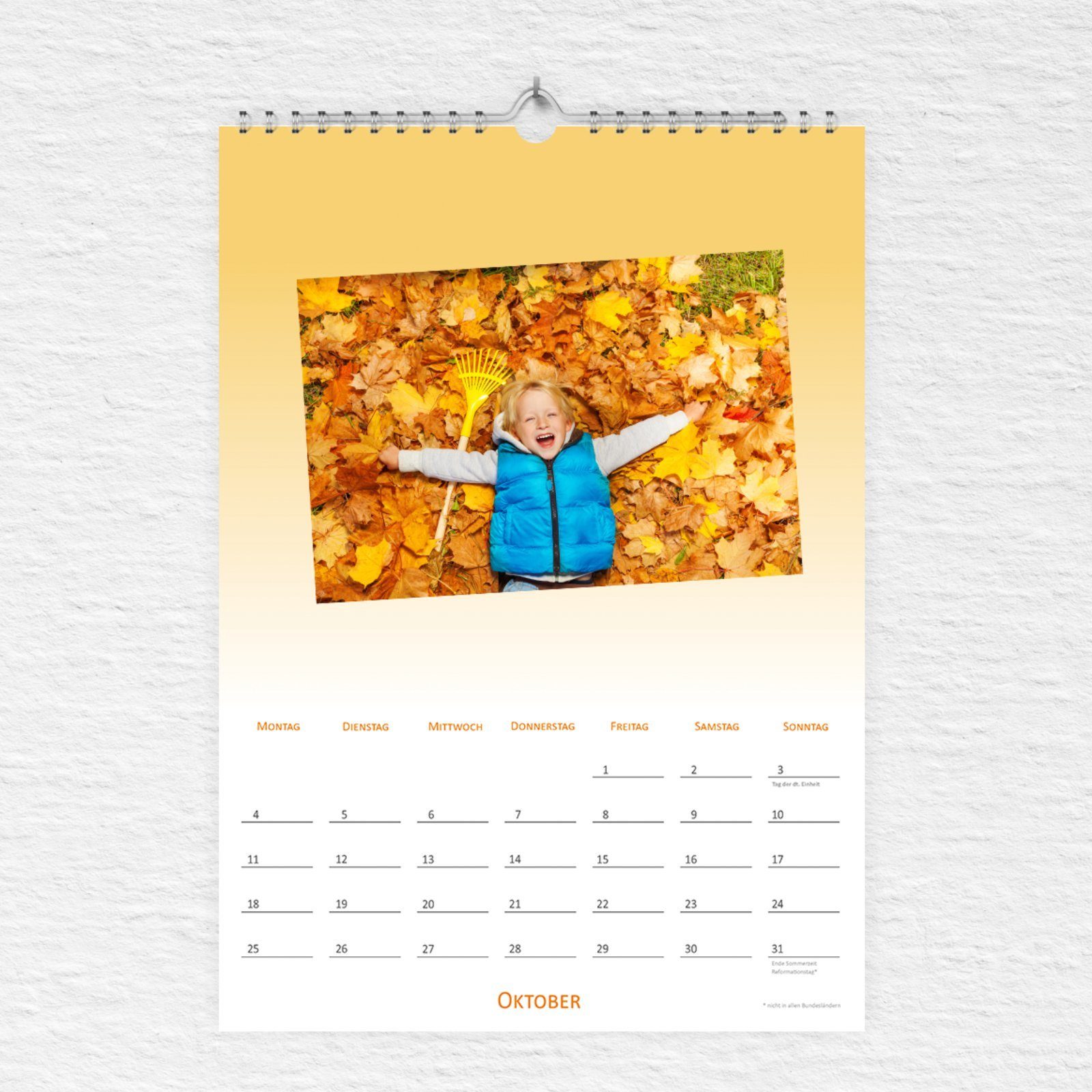 nikima Packpapier Bastelkalender Fotokalender Verlauf 2024