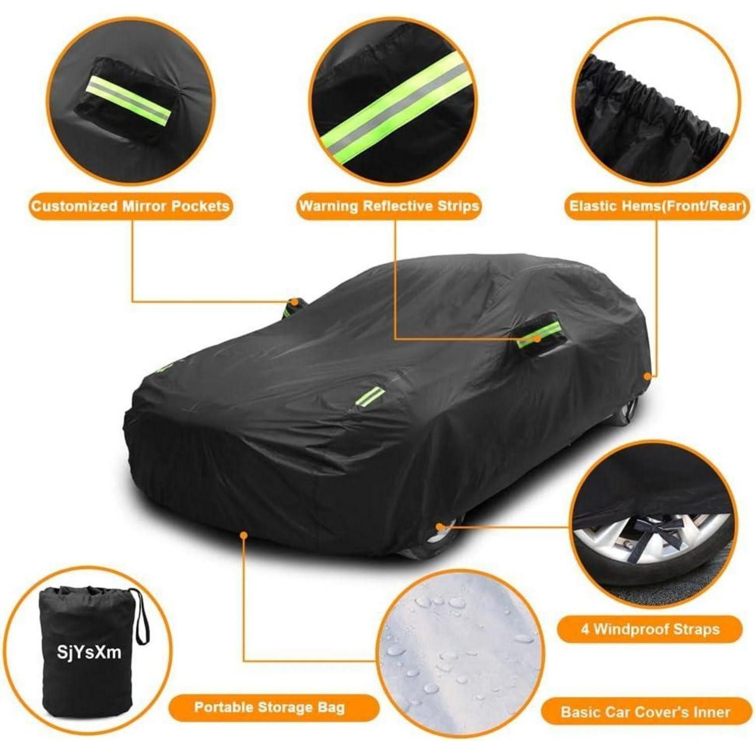 LuxusKollektion Autoplane Autoabdeckung Kompatibel mit BMW 5er M5 Limousine 8er M8 6er M6
