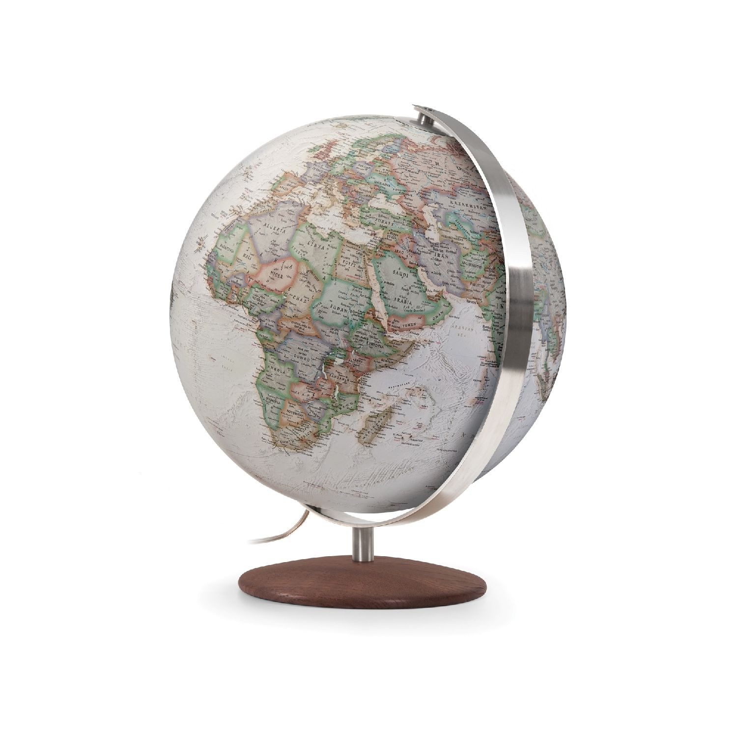 Räthgloben Globus National Geographic Fusion 3001 Leuchtglobus Tischglobus beleuchtet