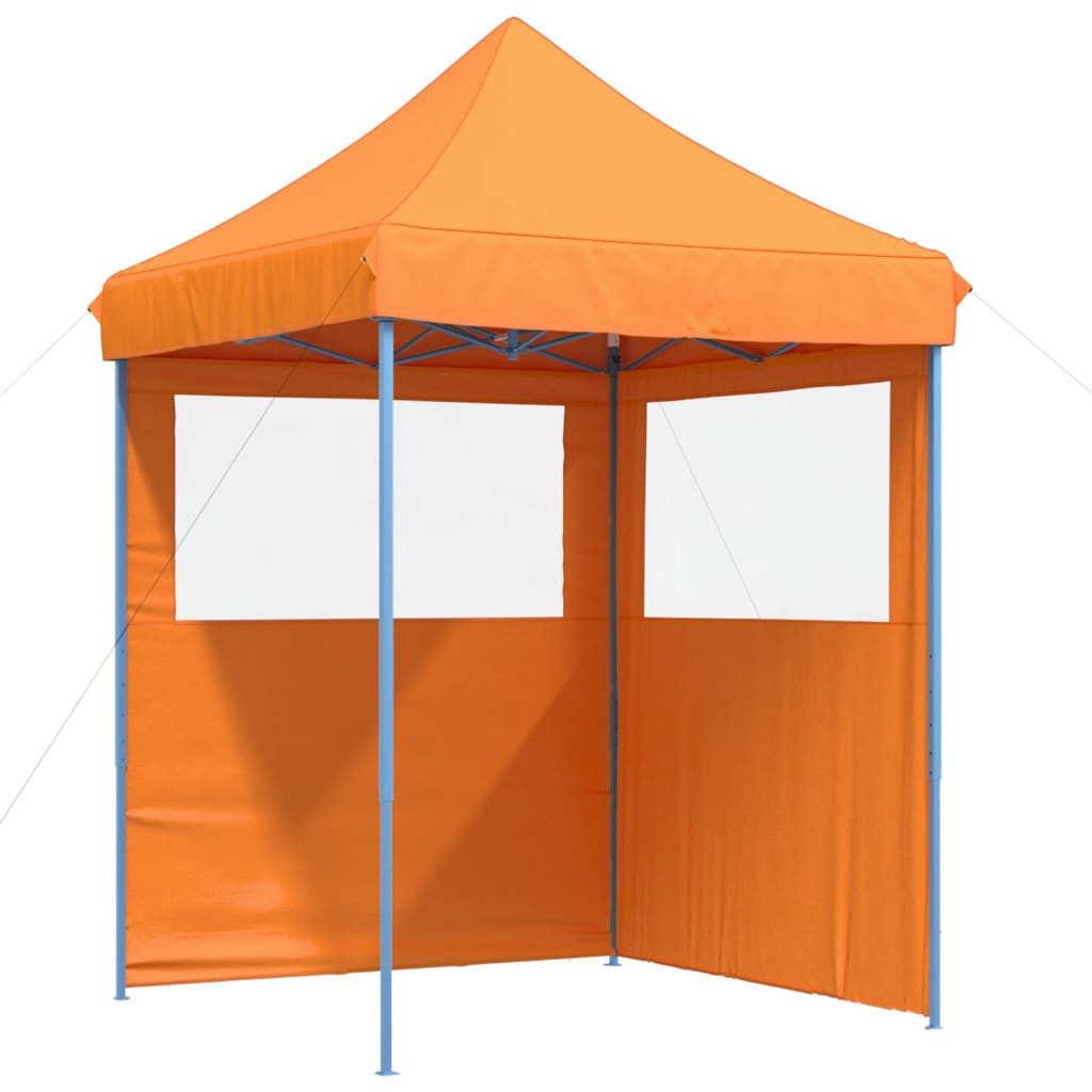 vidaXL Partyzelt Partyzelt Faltbar Pop-Up mit 2 Seitenteilen Orange