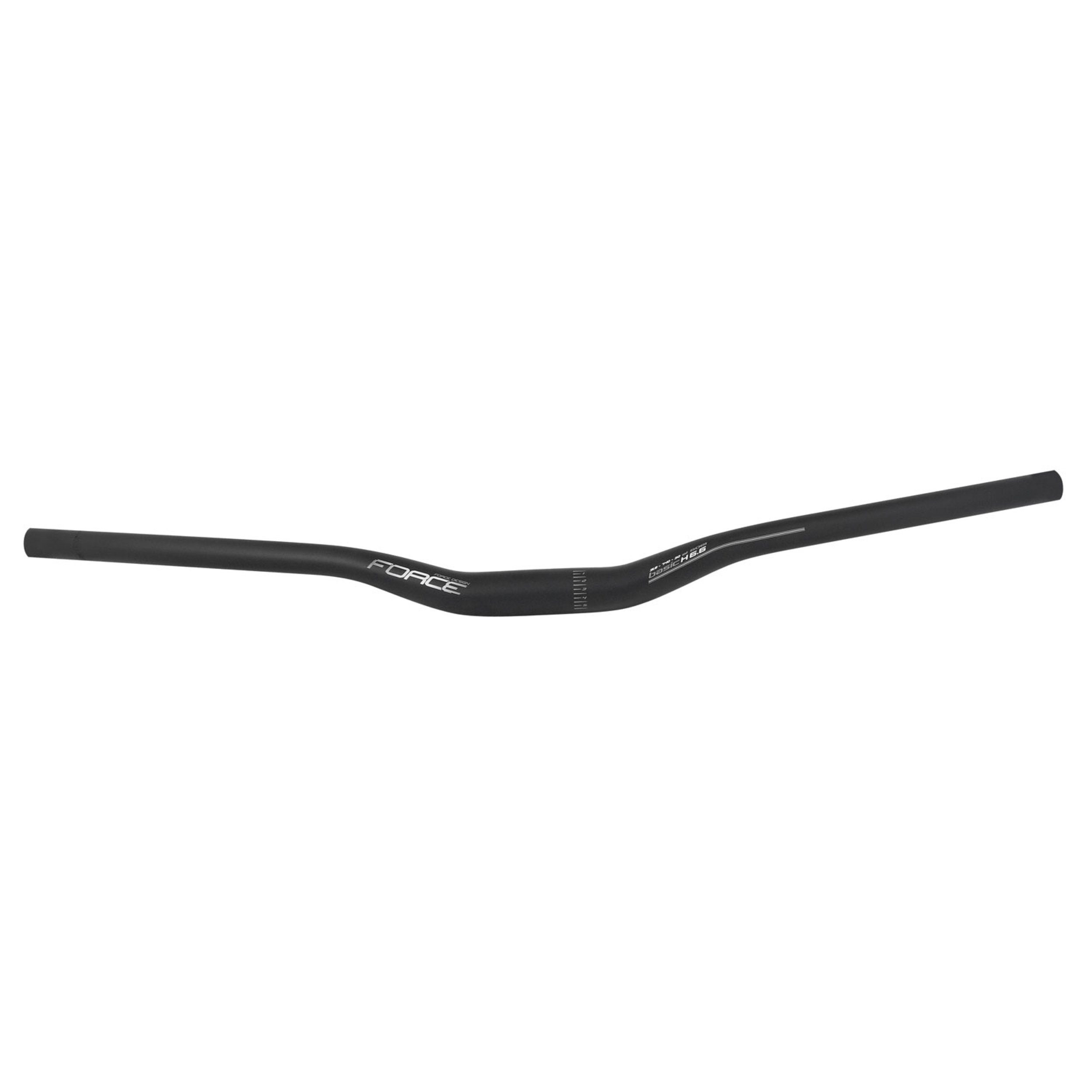 Fahrradlenker Lenker F BASIC H6.6 Alu, mattschwarz