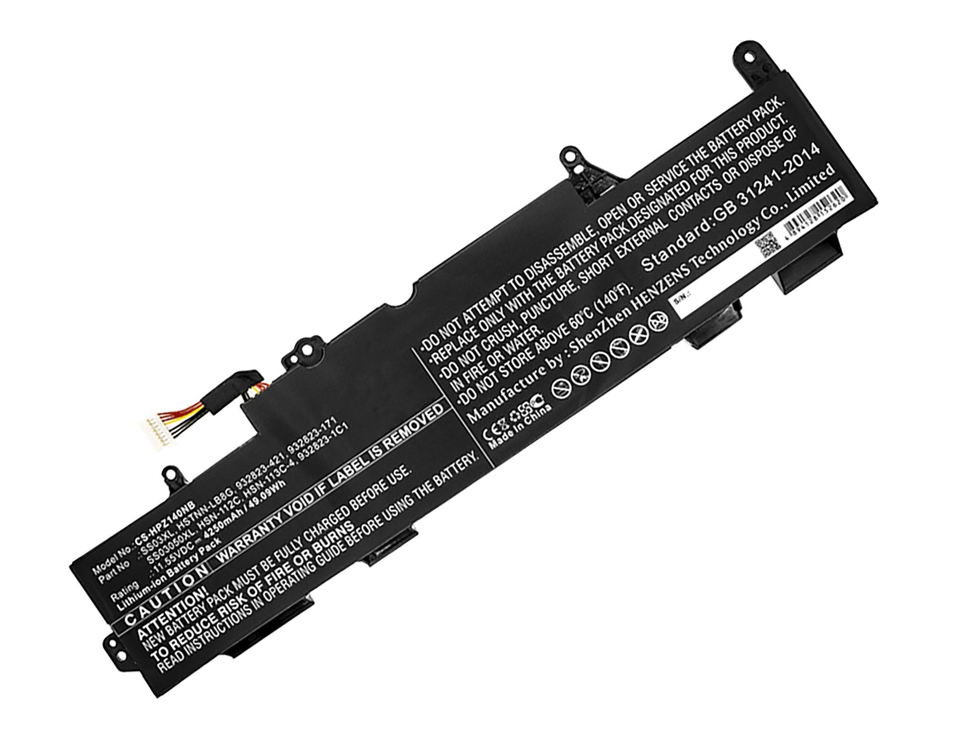 MobiloTec Akku kompatibel mit HP EliteBook 840 G5 (3JX04EA) Akku Akku 4100 mAh (1 St)