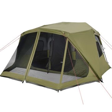 vidaXL Vorzelt Campingzelt 10 Personen Grün 443x437x229 cm