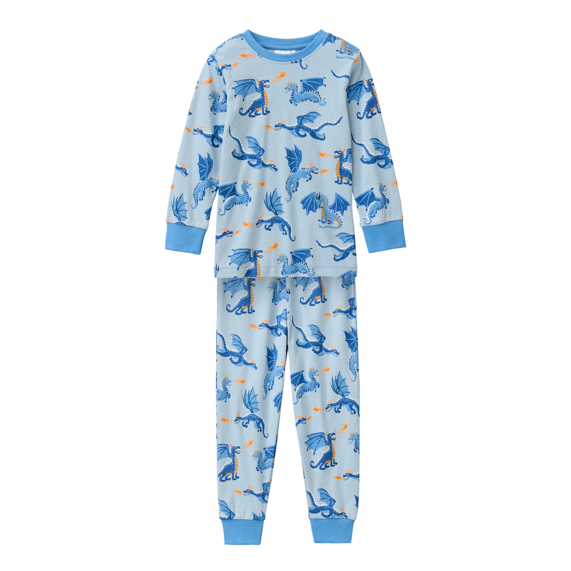 People Wear Organic Pyjama mit Motiv, aus Bio-Baumwolle
