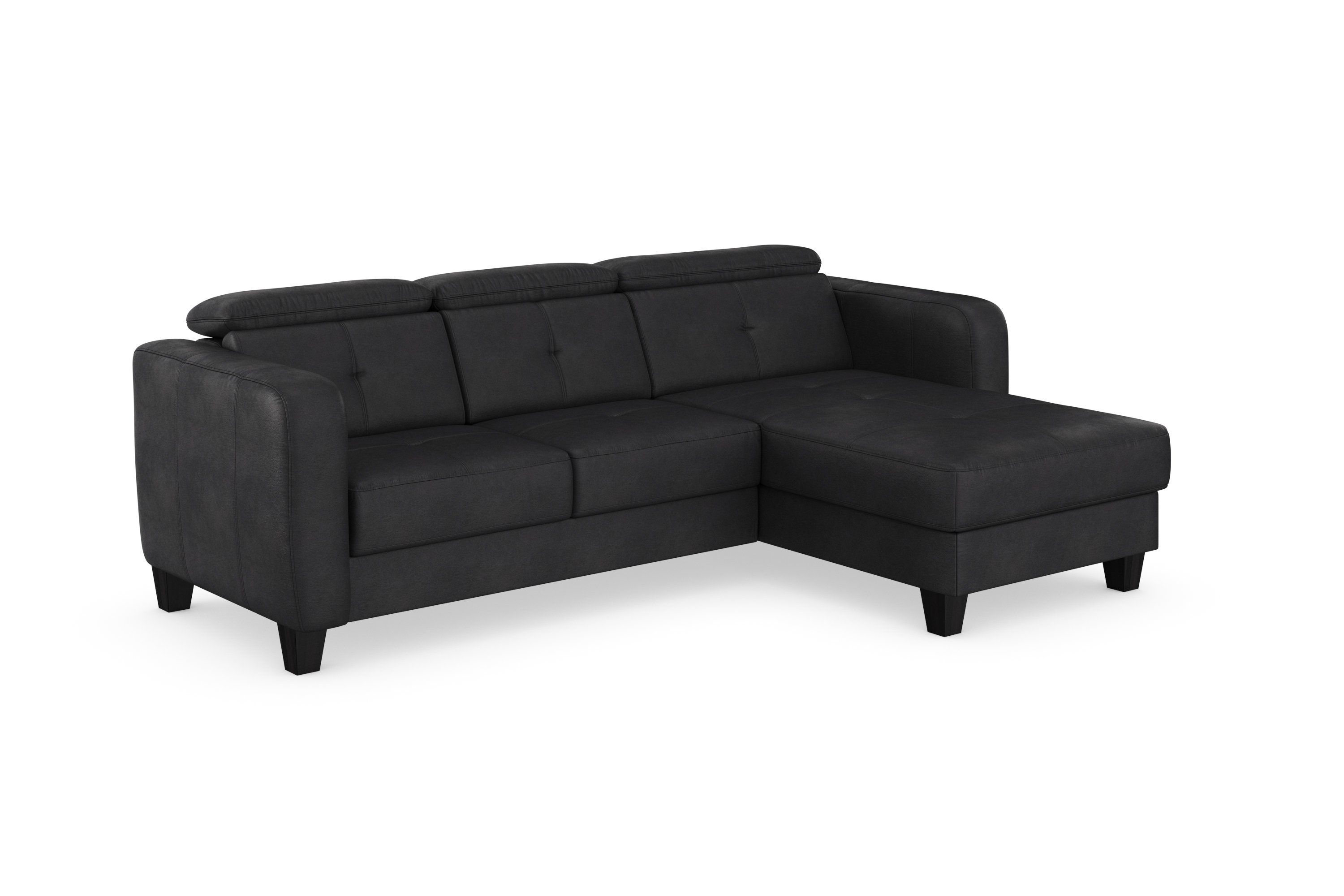 sit&more Ecksofa inklusive und wahlweise mit Bettkasten Bettfunktion Federkern, Belluci