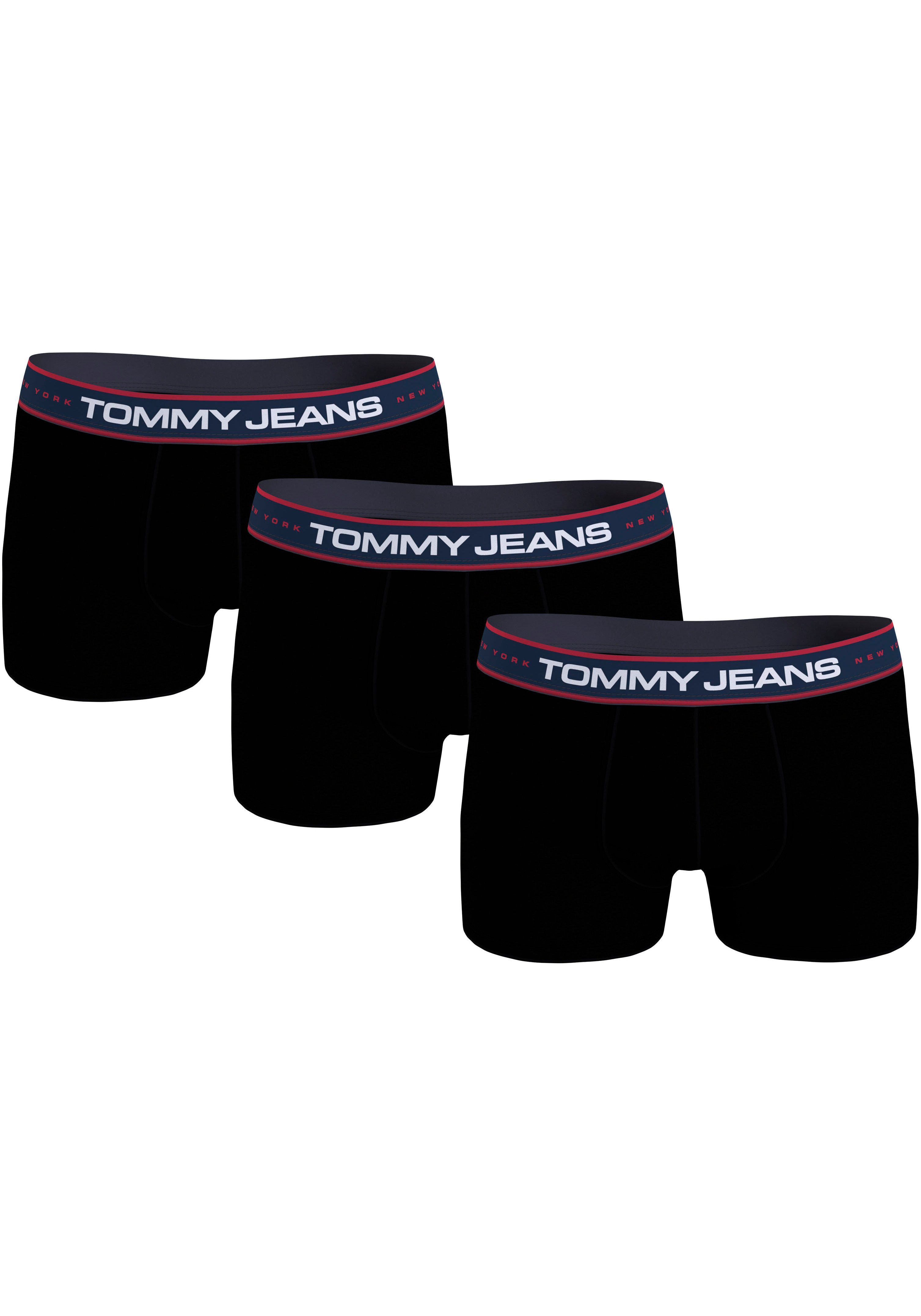 Tommy Hilfiger Underwear Trunk 3P TRUNK (Packung, 3-St., 3er-Pack) mit Logo am Taillenbund black/ black/ black