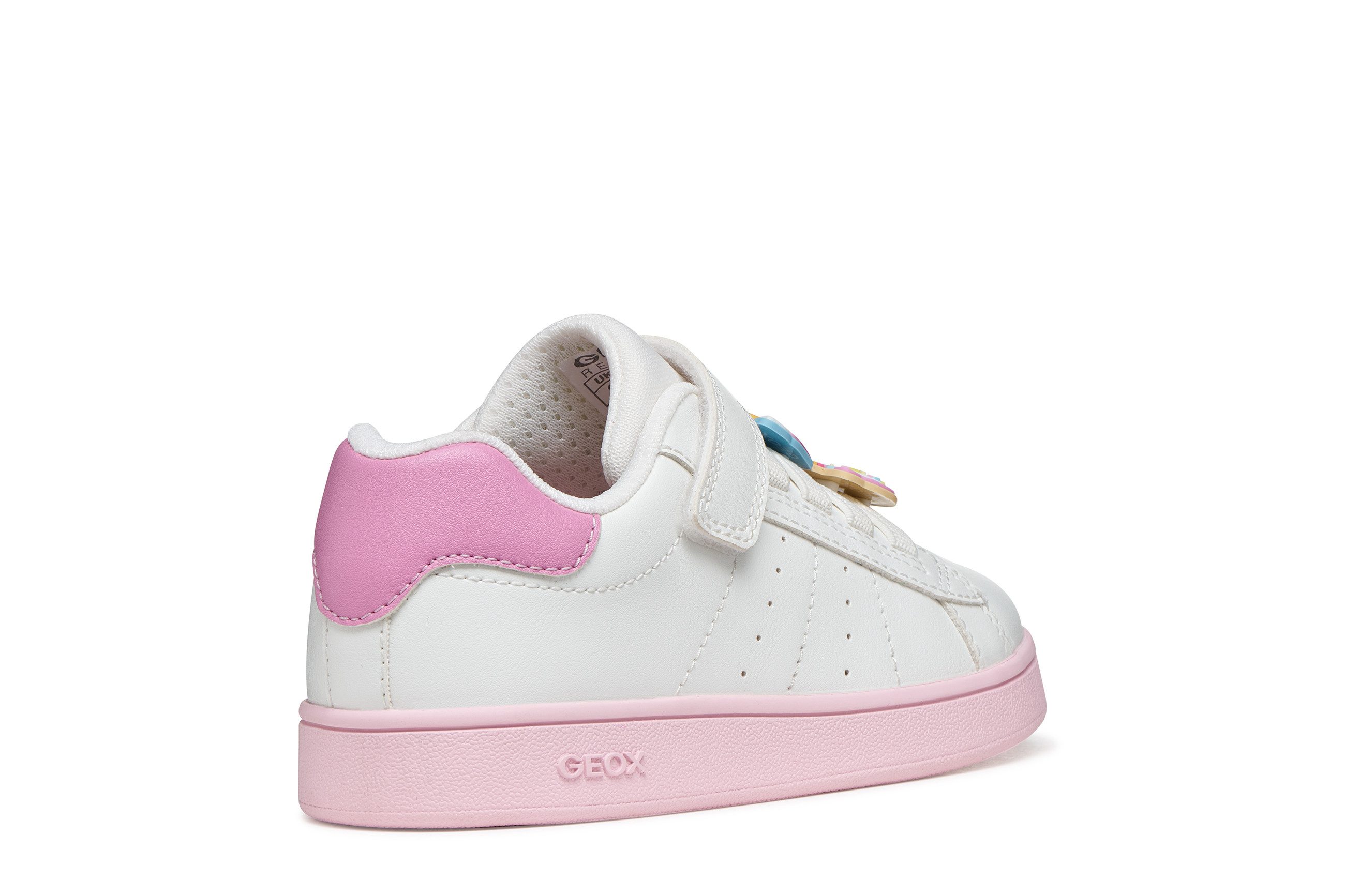 Geox J ECLYPER GIRL Sneaker Slipper mit Kontrastbesatz, Größenschablone zum Download – Bild 4 von 5