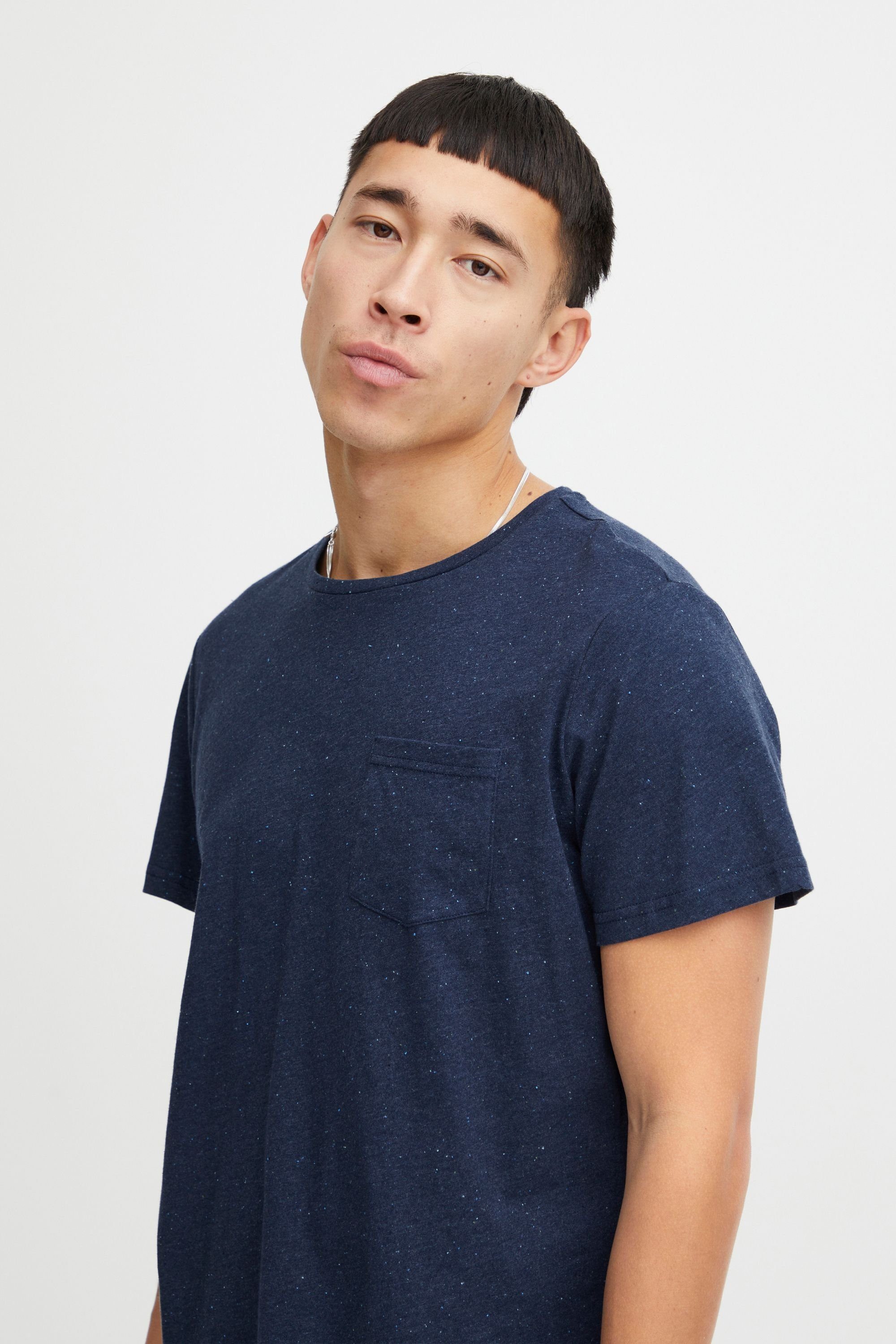 Blend T-Shirt BHTee Basic T-Shirt mit Rundhalsausschnitt