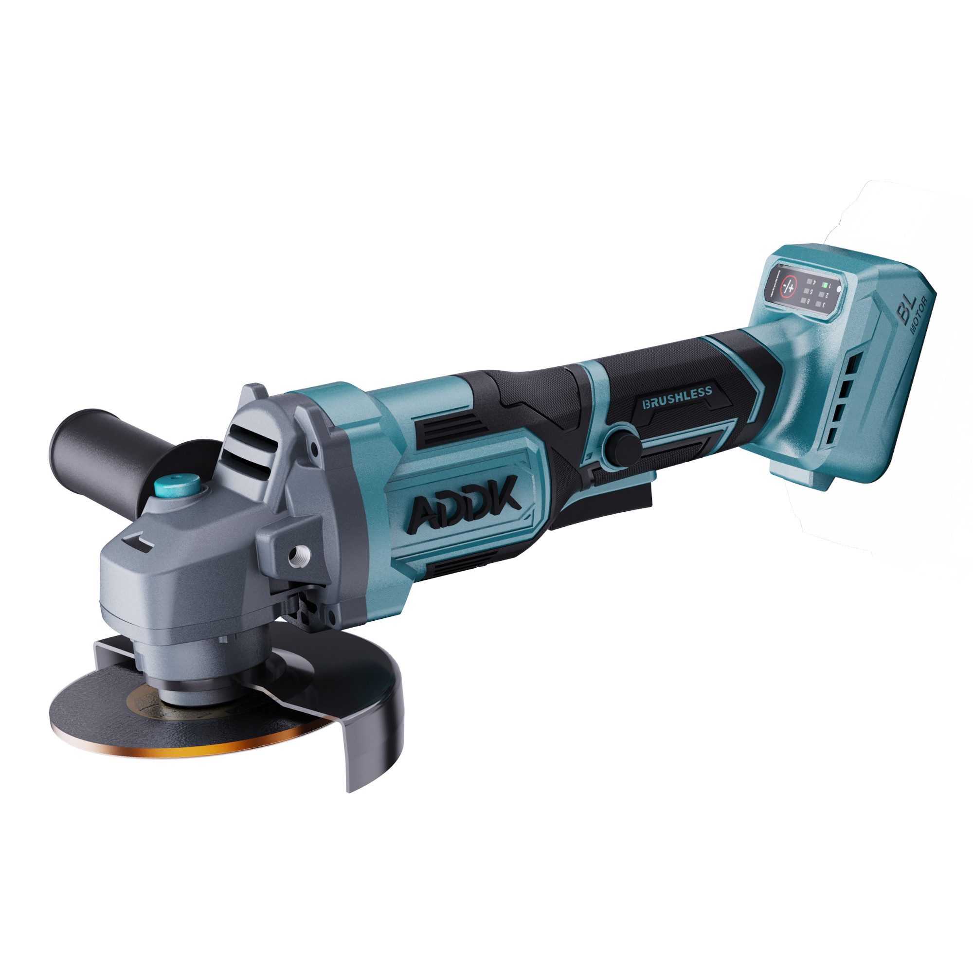 ADWOLT Akku-Winkelschleifer 2-Position Handgriff, max. 8500 U/min, Besondere Merkmale,18 V, ohne Akku