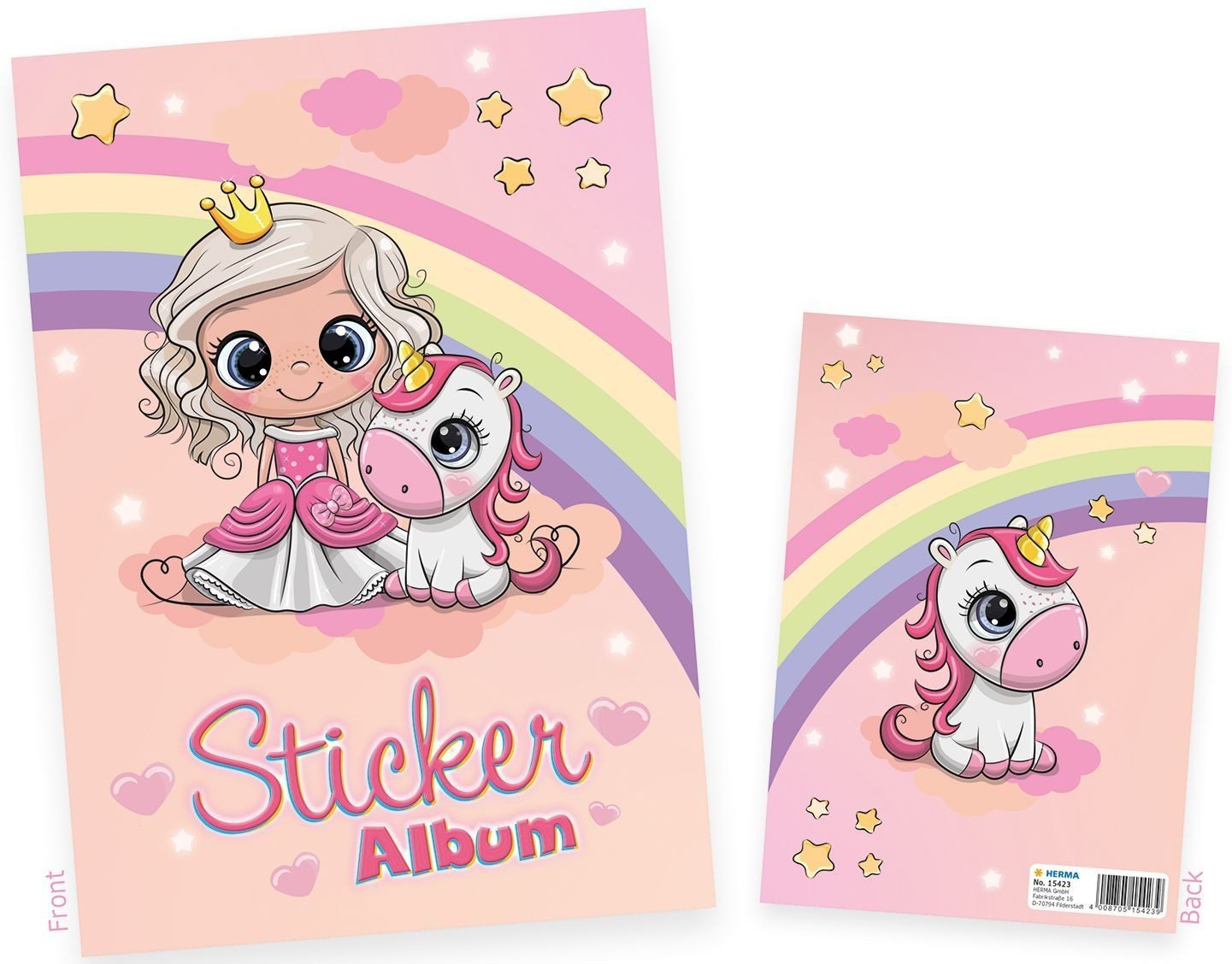 HERMA Fotoalbum Stickeralbum A5 Prinzessin Sweetie