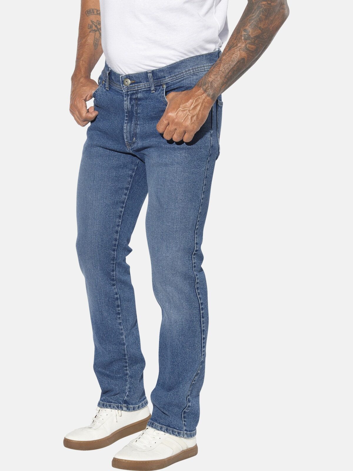 Jan Vanderstorm Comfort-fit-Jeans HALGREN mit Wascheffekt günstig online kaufen