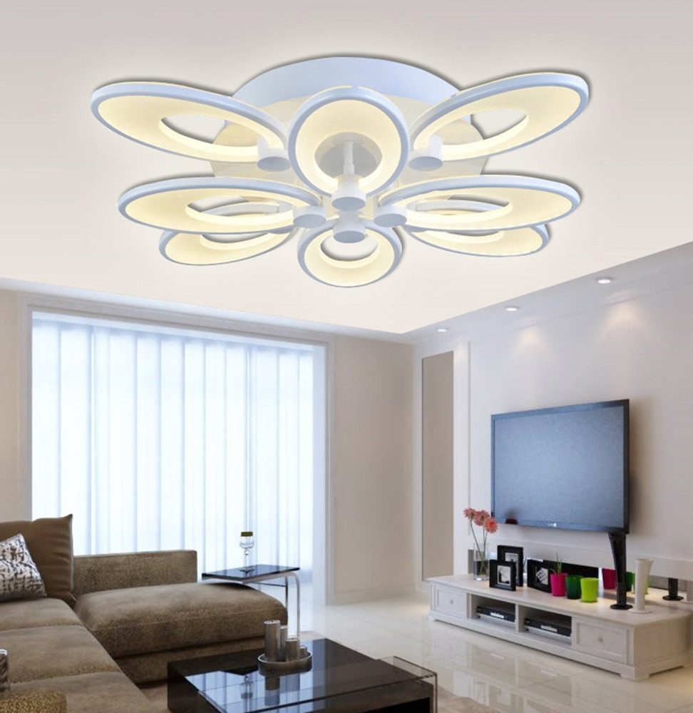 Eurotondisplay LED Deckenleuchte LED Deckenlampe Fernbediening Farbton eins günstig online kaufen