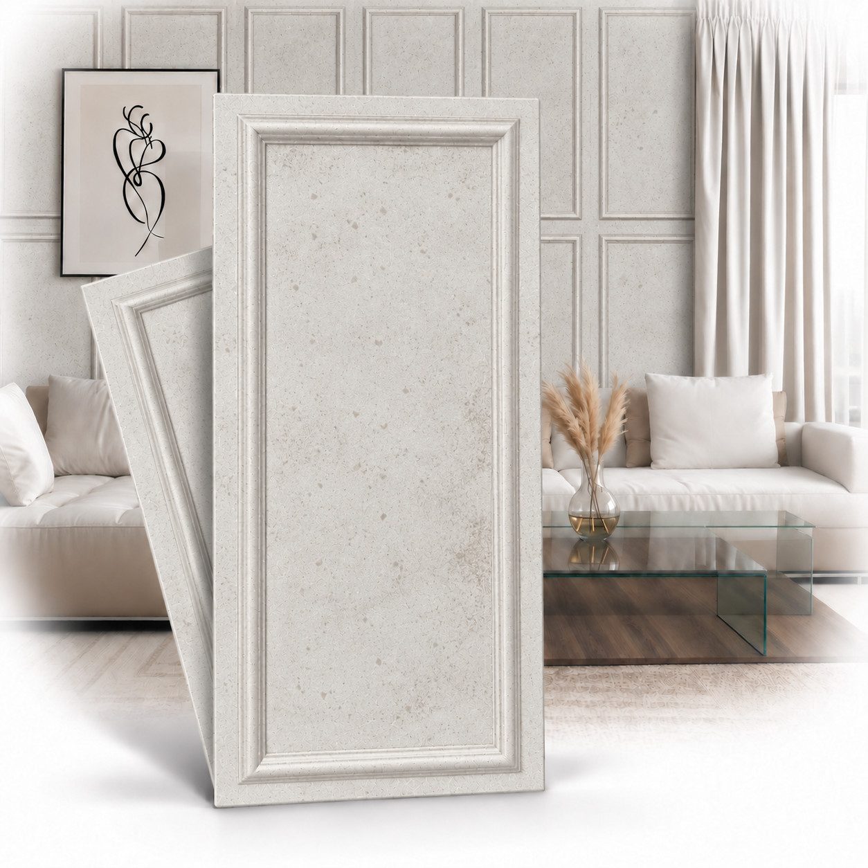 IKHEMalarka 3D Wandpaneel Betonoptik Marmor Ziegel aus Polystyrol Styropor XPS, BxL: 50,00x100,00 cm, 0,50 qm, (1 Stück, 0,5m) Deckenpaneelen - 3mm dick - 100x50cm
