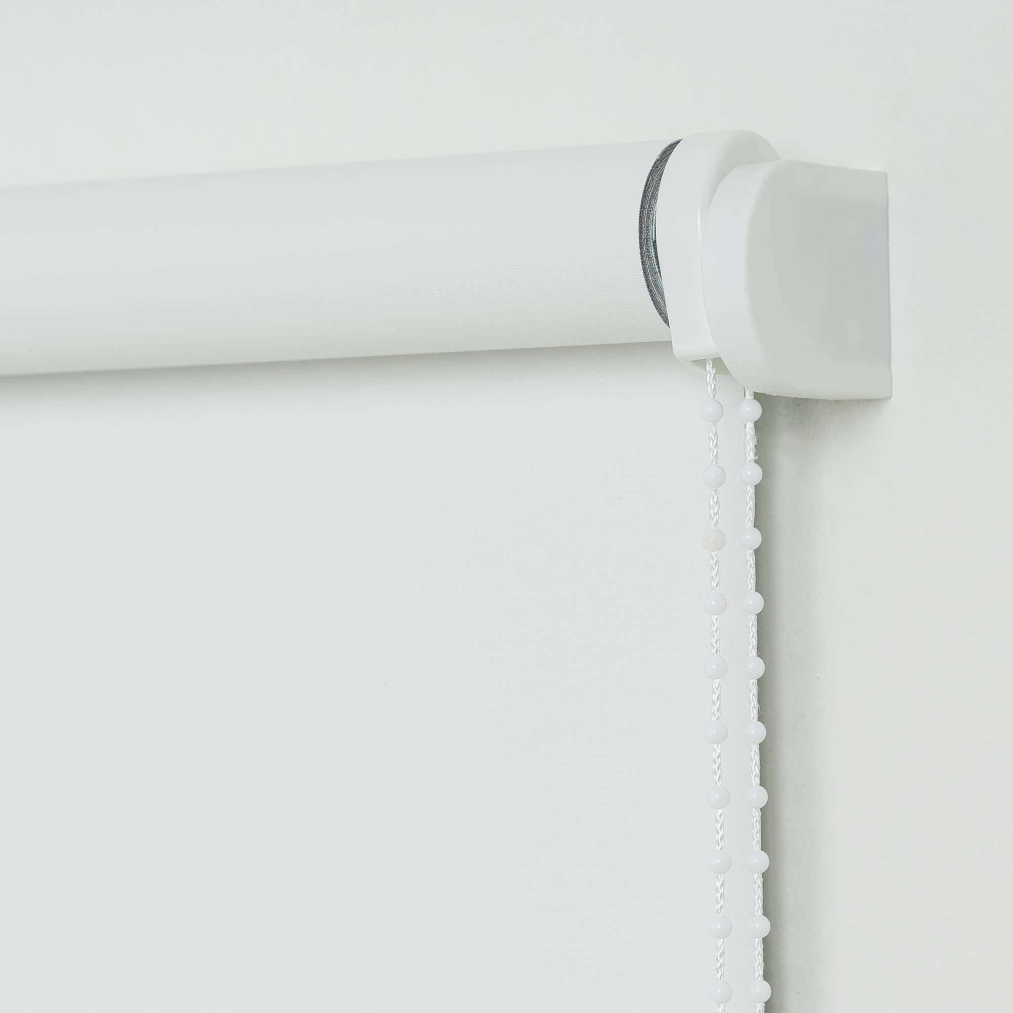 Seitenzugrollo Uni, Liedeco, verdunkelnd, mit Bohren, verschraubt