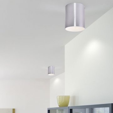 etc-shop LED Einbaustrahler, Leuchtmittel inklusive, Neutralweiß, Aufbau Leuchte Wohnraum Flur Alu Strahler im Set inklusive LED